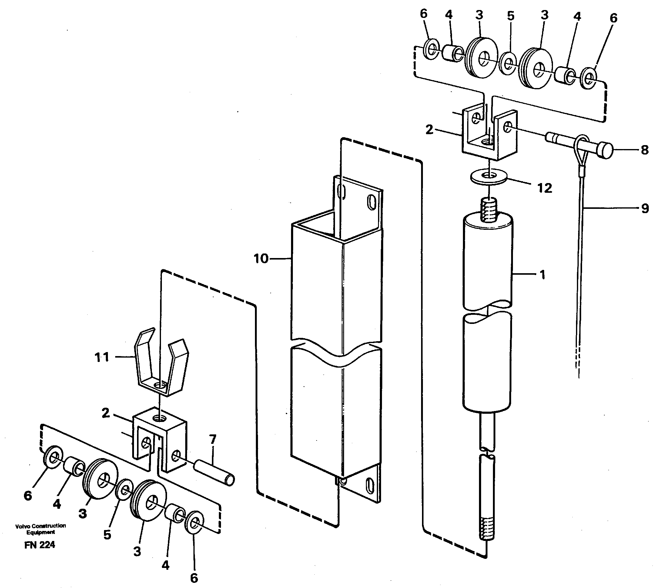 Window lifts — volvo parts diagram