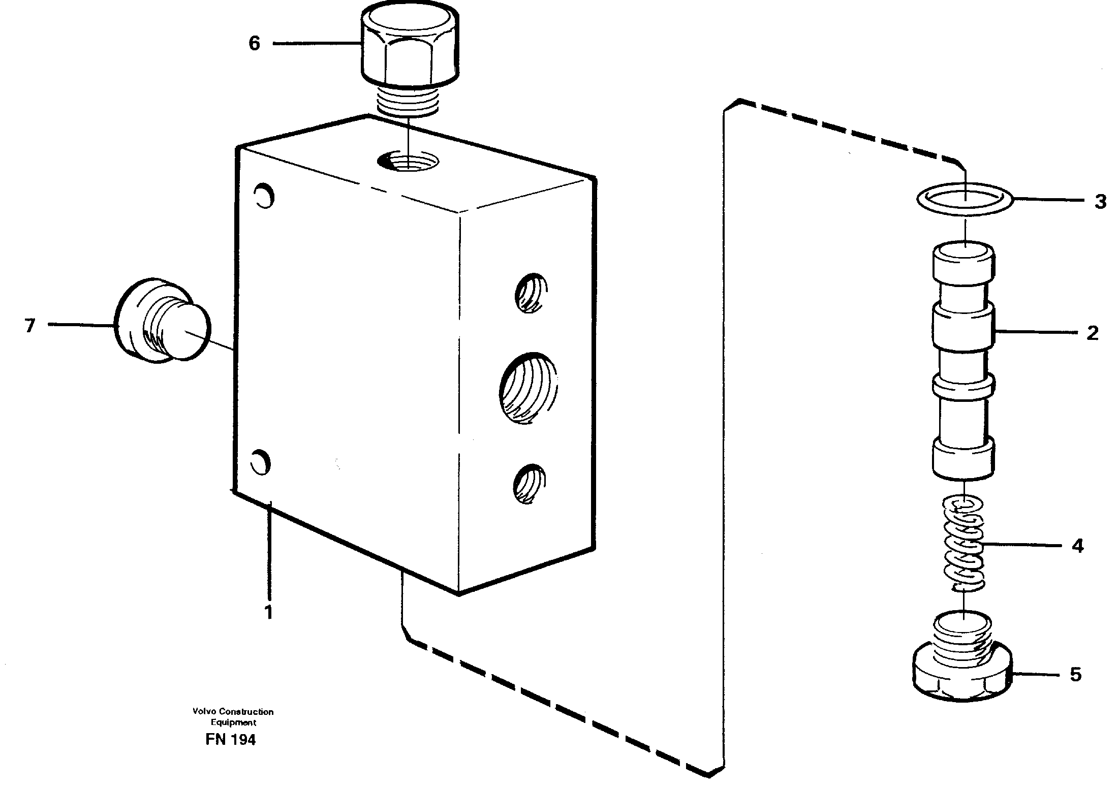 Valve,crawlerbrake — volvo parts diagram