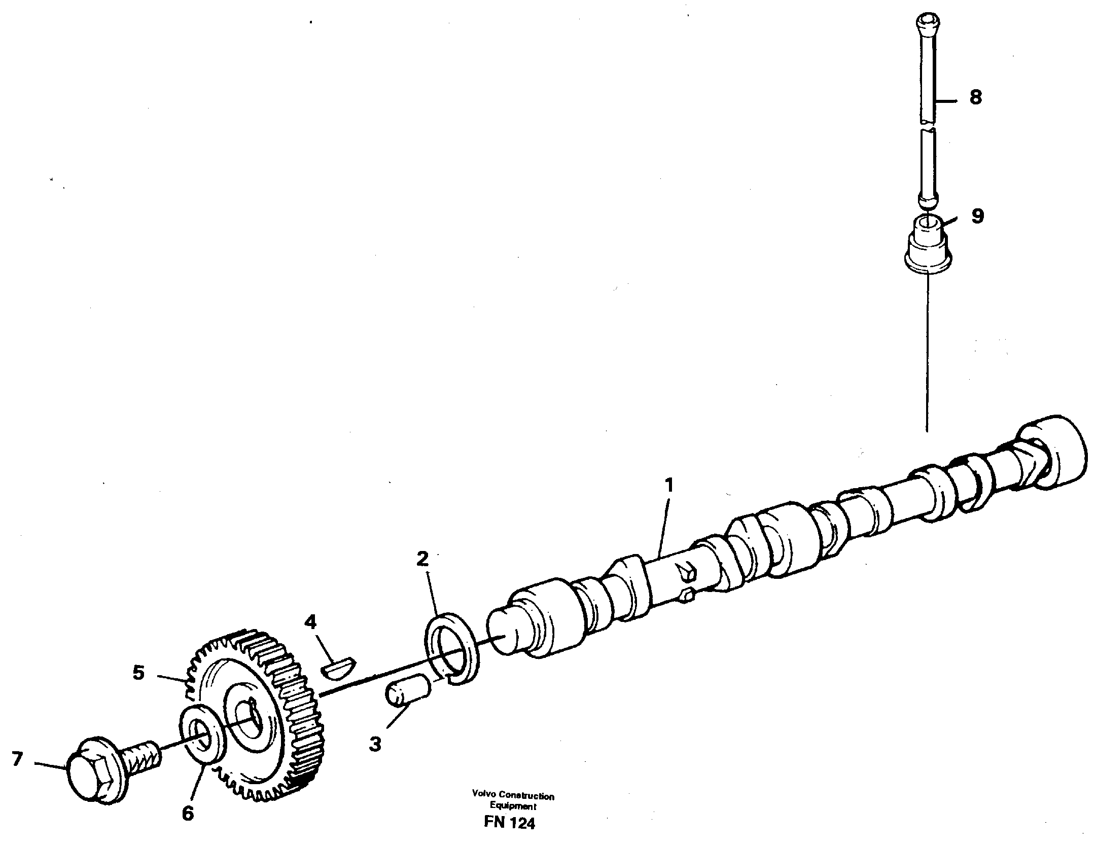 Camshaft — volvo parts diagram