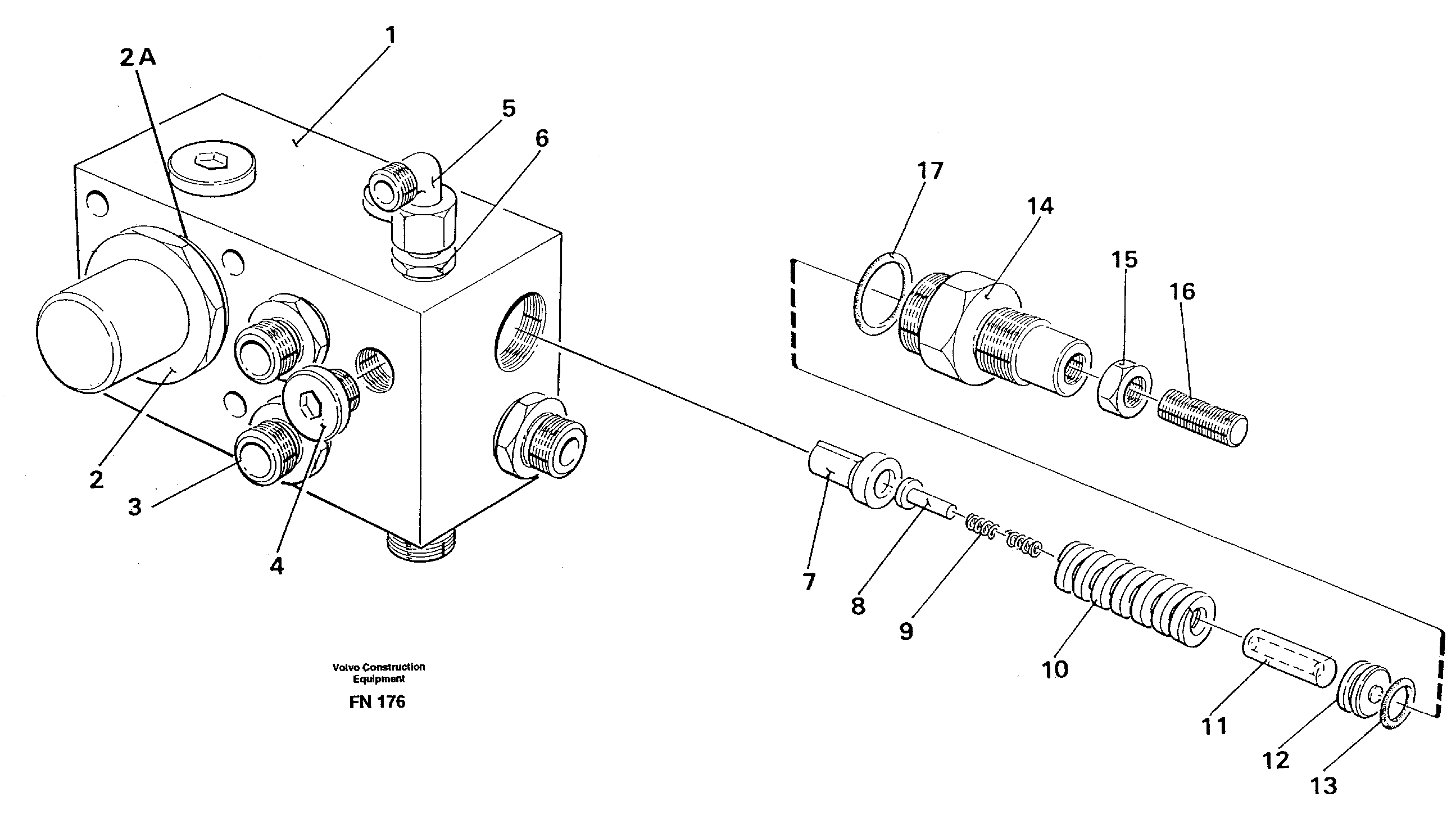 Tank connection — volvo parts diagram