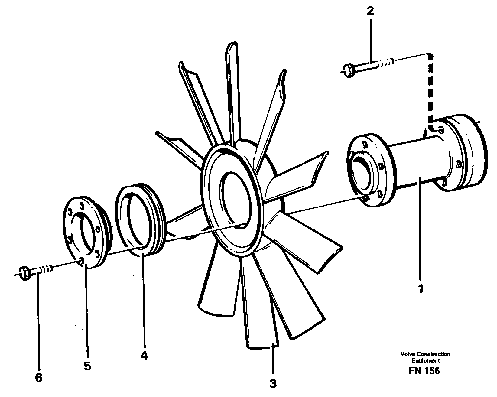 Fan — volvo parts diagram