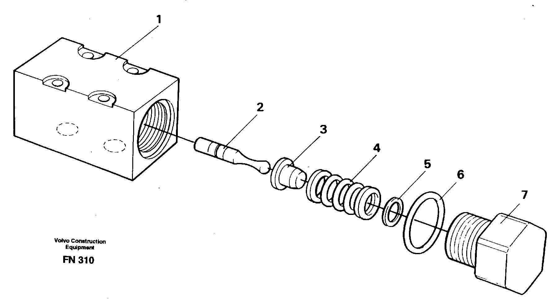 Pressure limiting valve  14267968 — volvo parts diagram