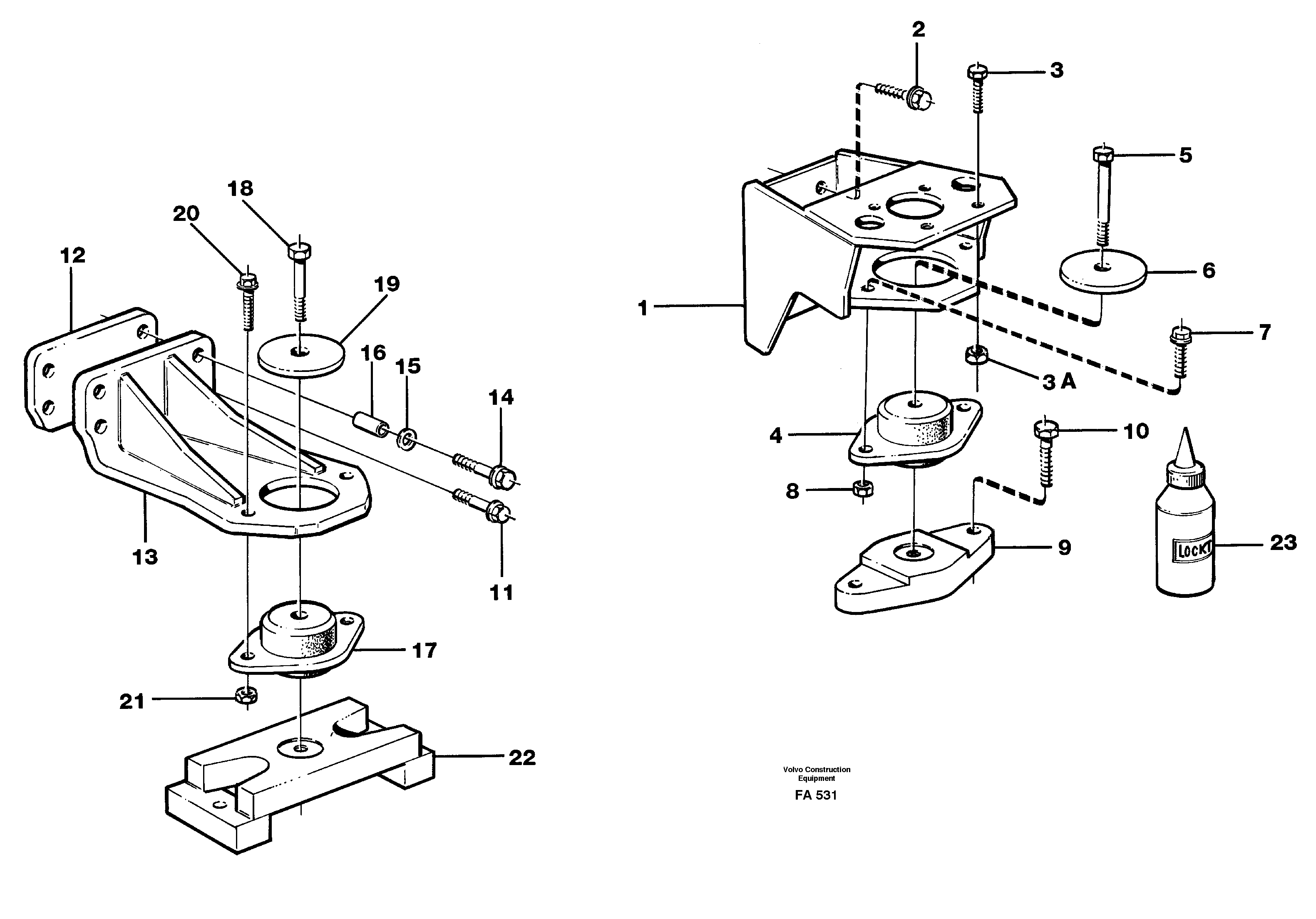 Engine mounting  TD 63 KIE — volvo parts diagram