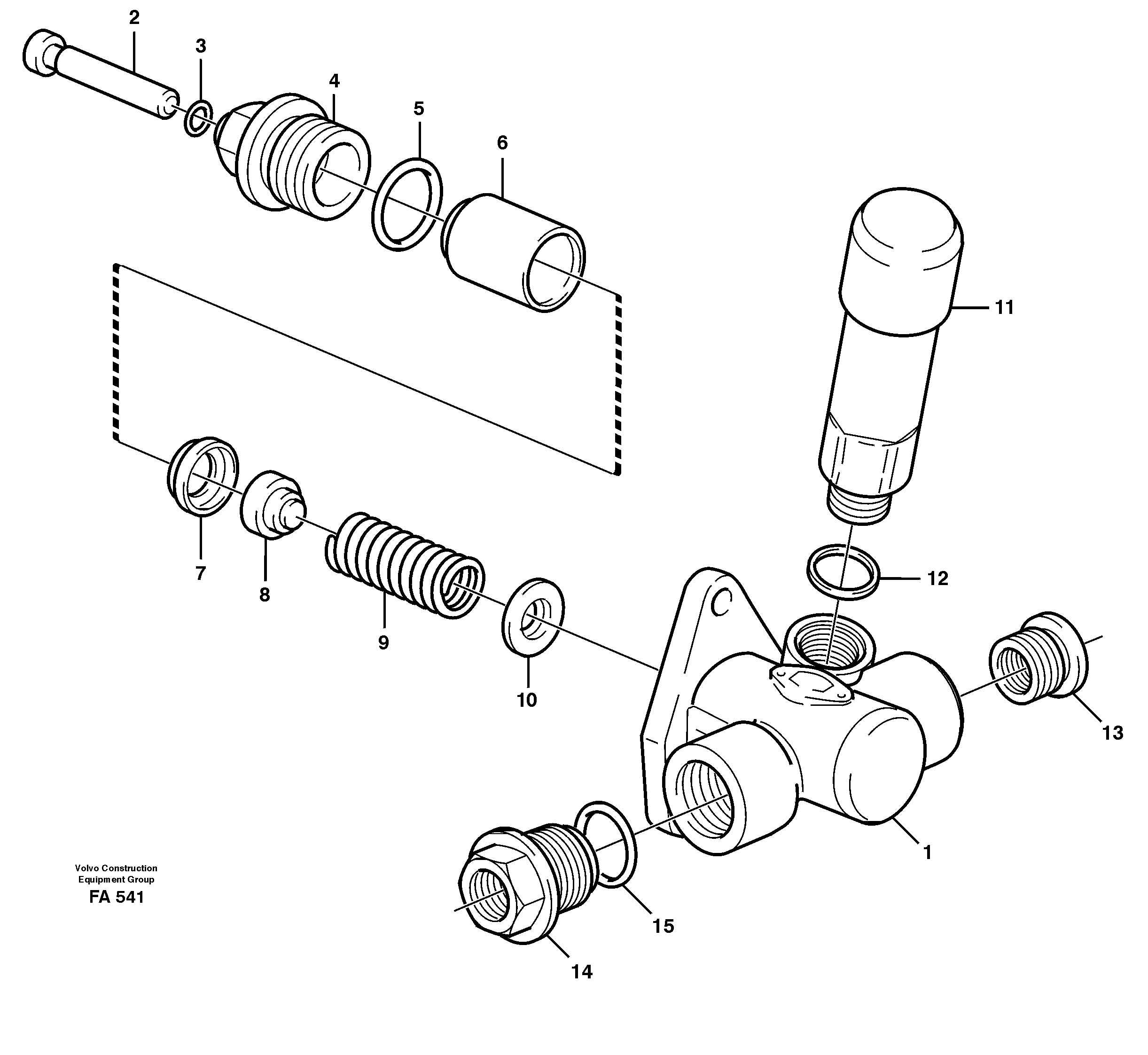 Feed pump  TD 63 KIE — volvo parts diagram