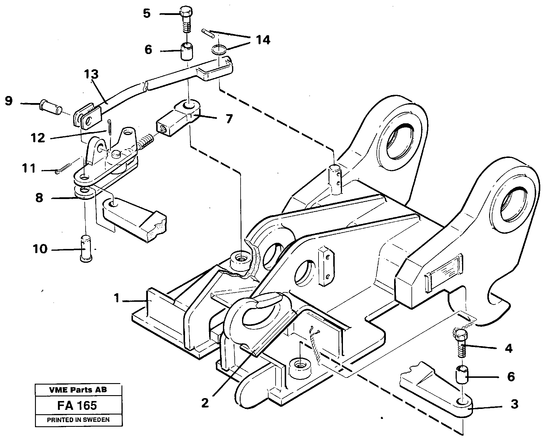 Quickfit, mechanical  14255321 — volvo parts diagram