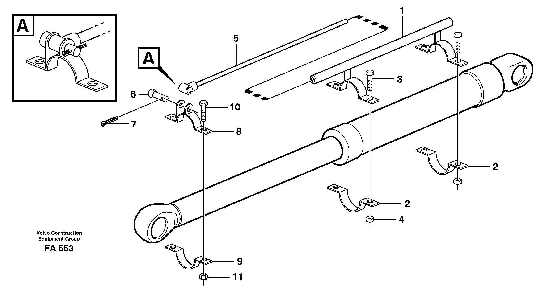 Spark shield  14262810 — volvo parts diagram