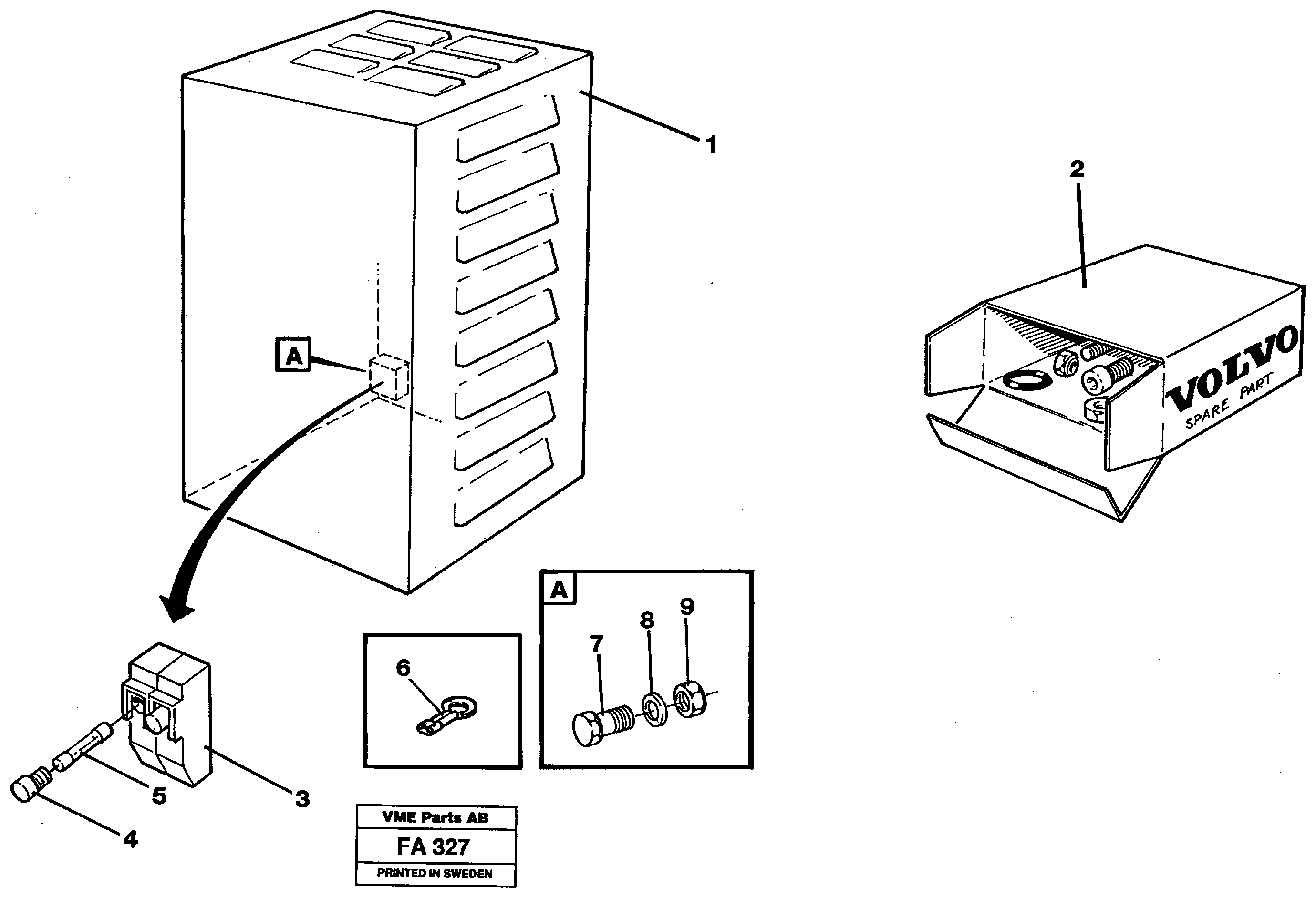 Magnet equipment Ohio, controller unit  14263368 — volvo parts diagram