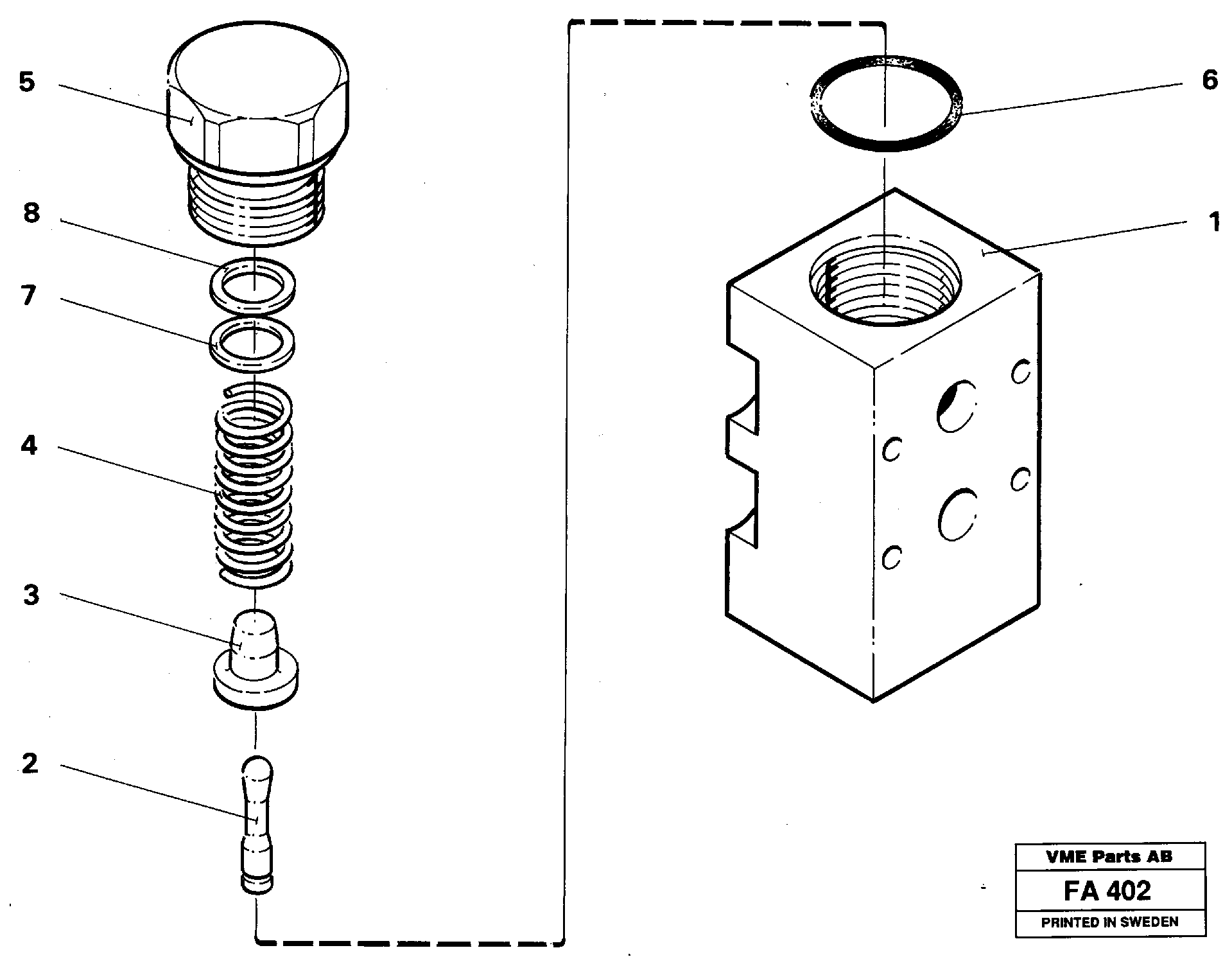 Pressure limiting valve — volvo parts diagram