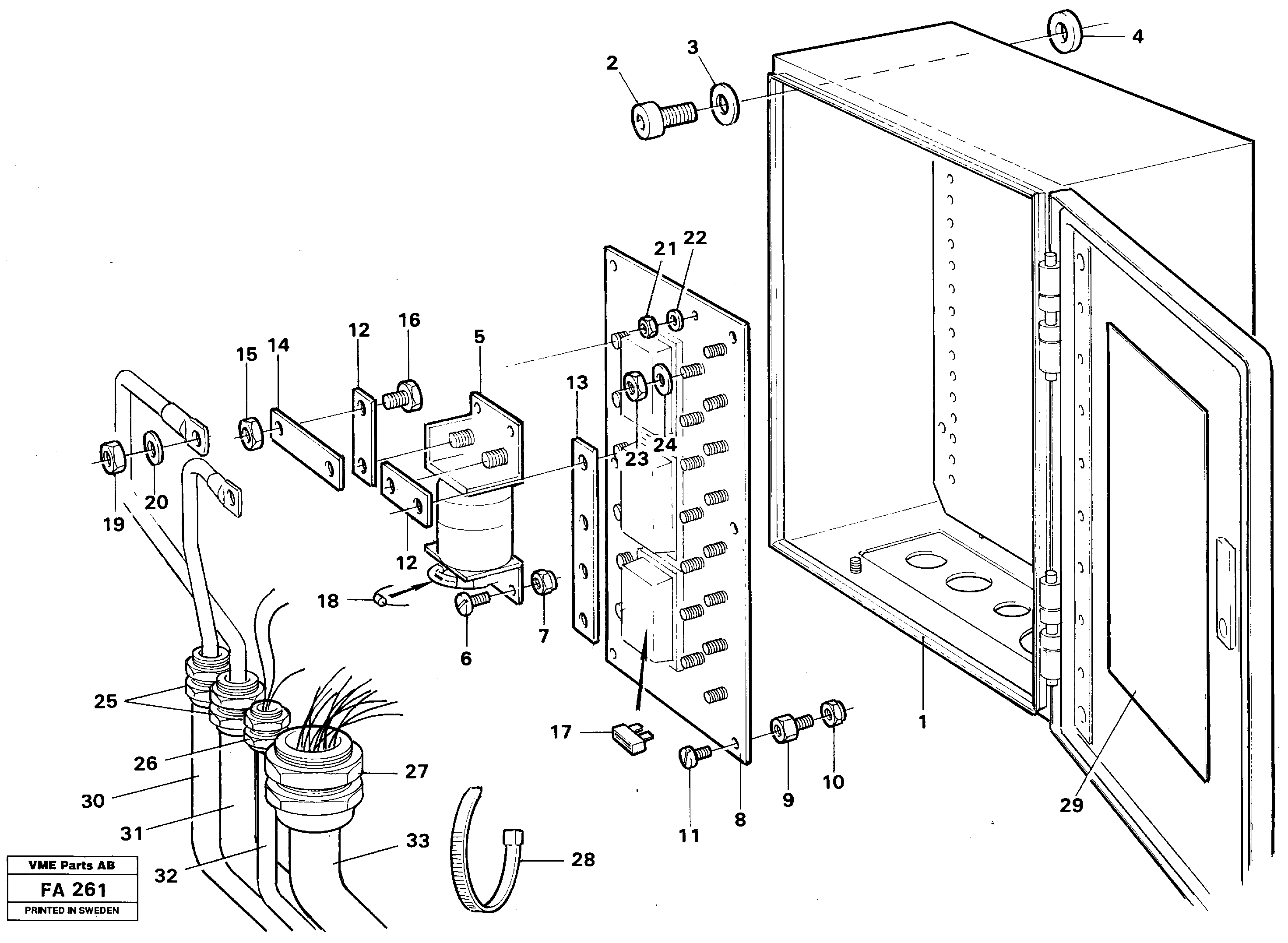 Main fuse box — volvo parts diagram