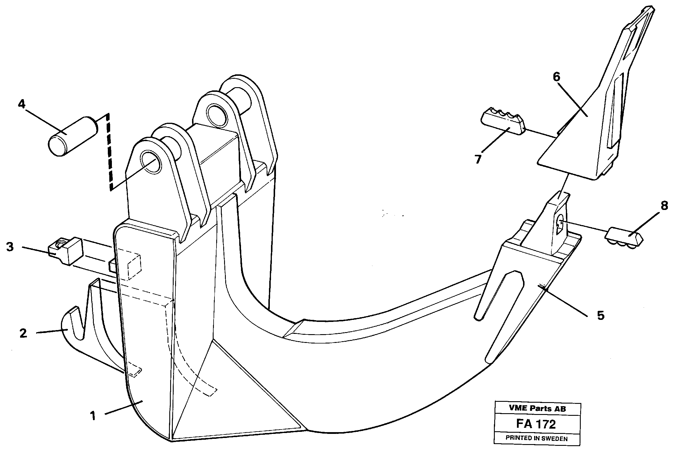 Ripper  14253092 — volvo parts diagram