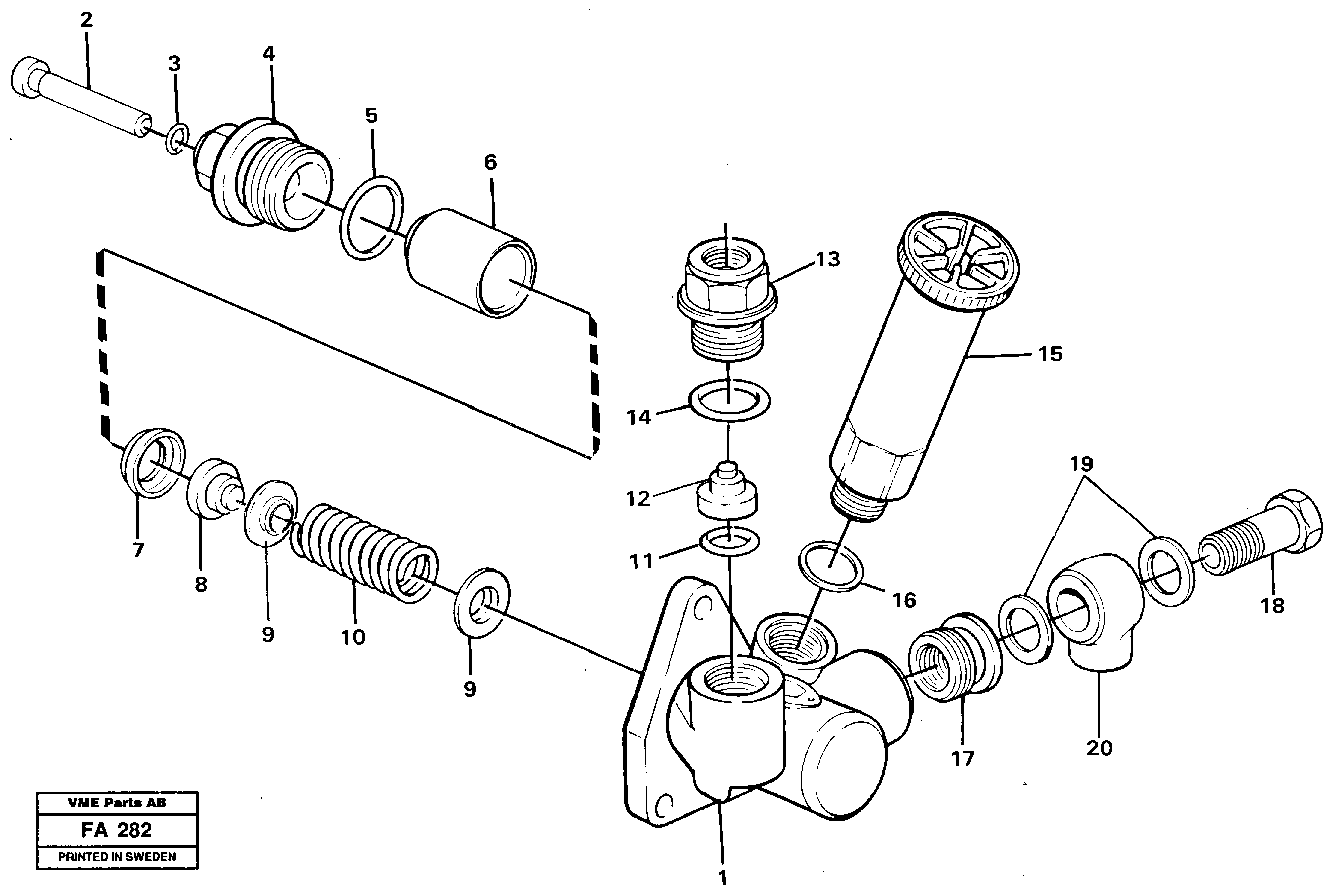 Feed pump  TD 61 GE — volvo parts diagram