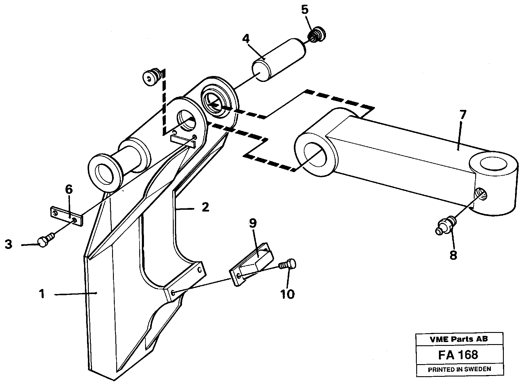 Clamshell rest  14259252 — volvo parts diagram