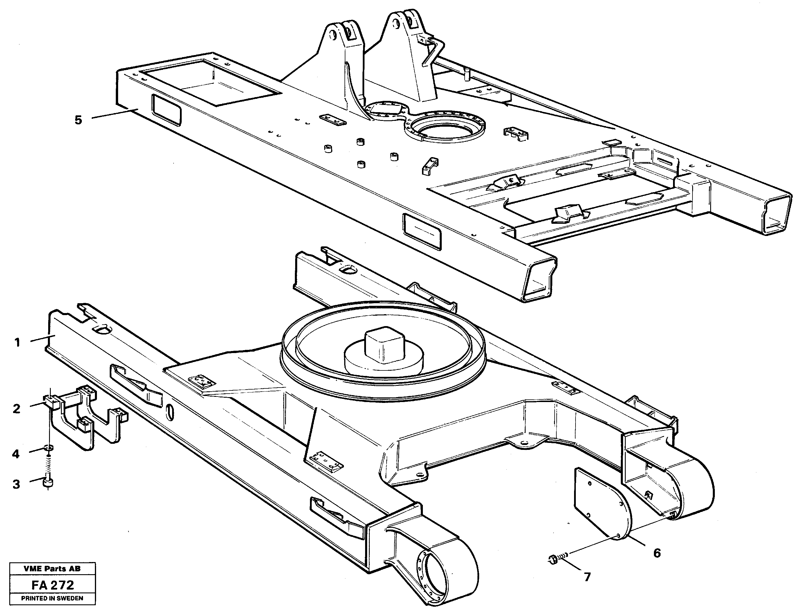 Undercarriage — volvo parts diagram