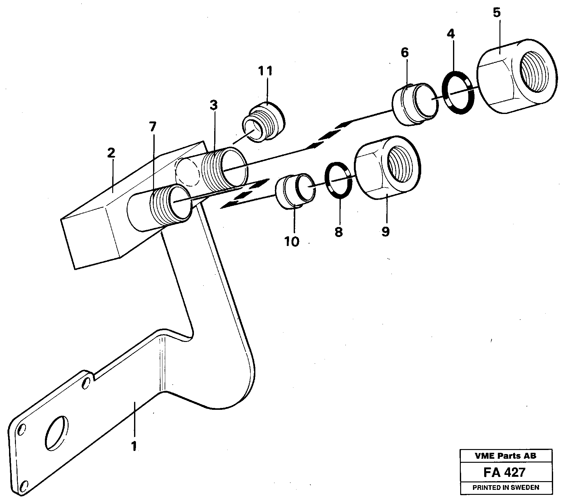 Tubing — volvo parts diagram