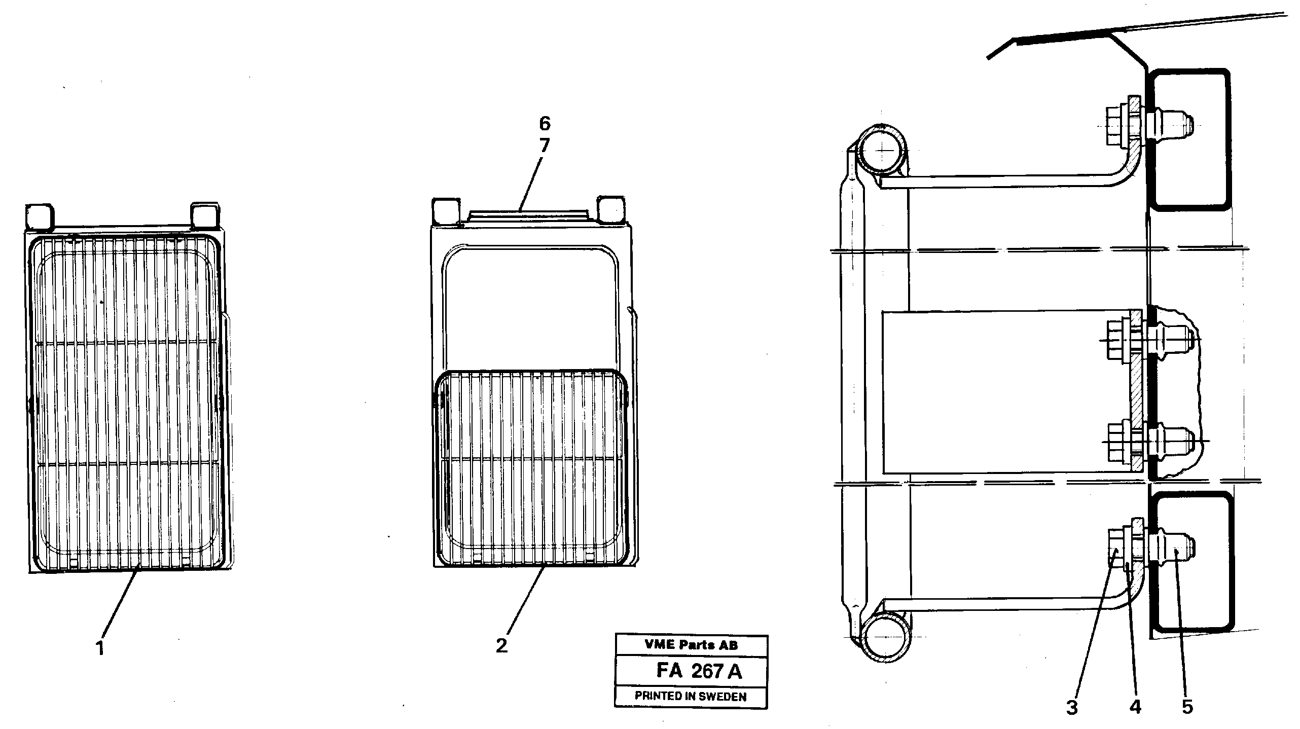 Windscreen protection  14246974, 14247182, 14253611 — volvo parts diagram