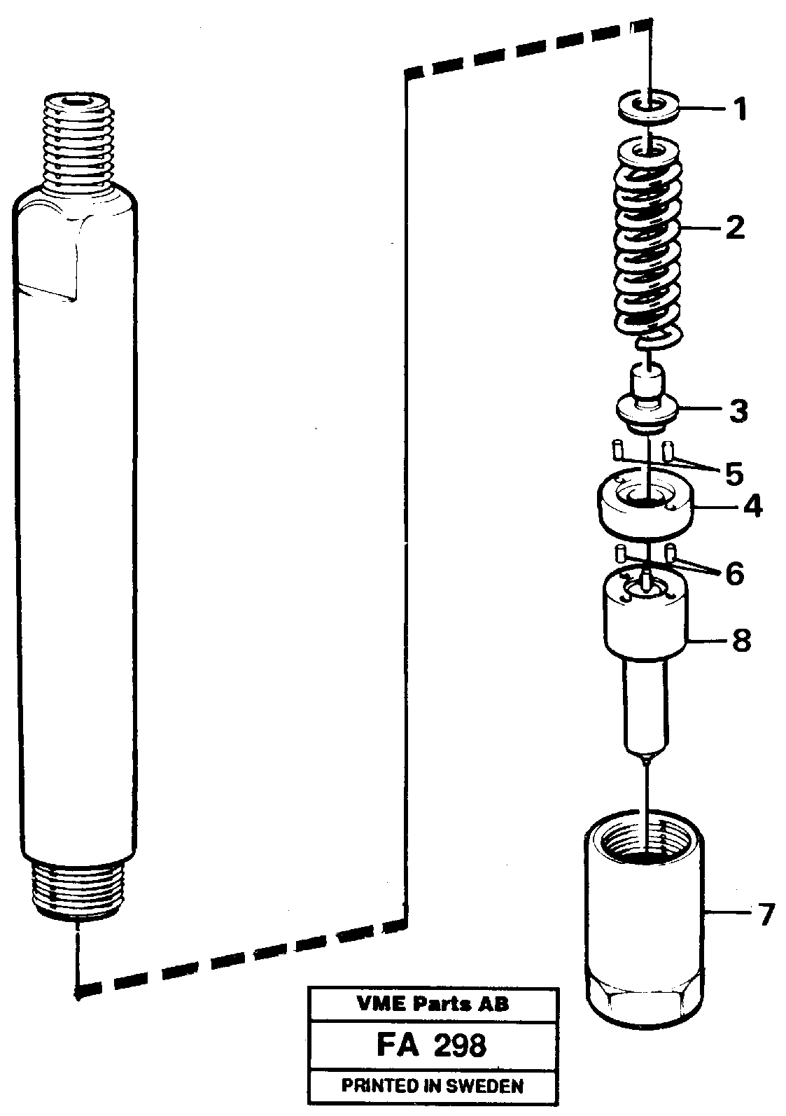 Injector — volvo parts diagram