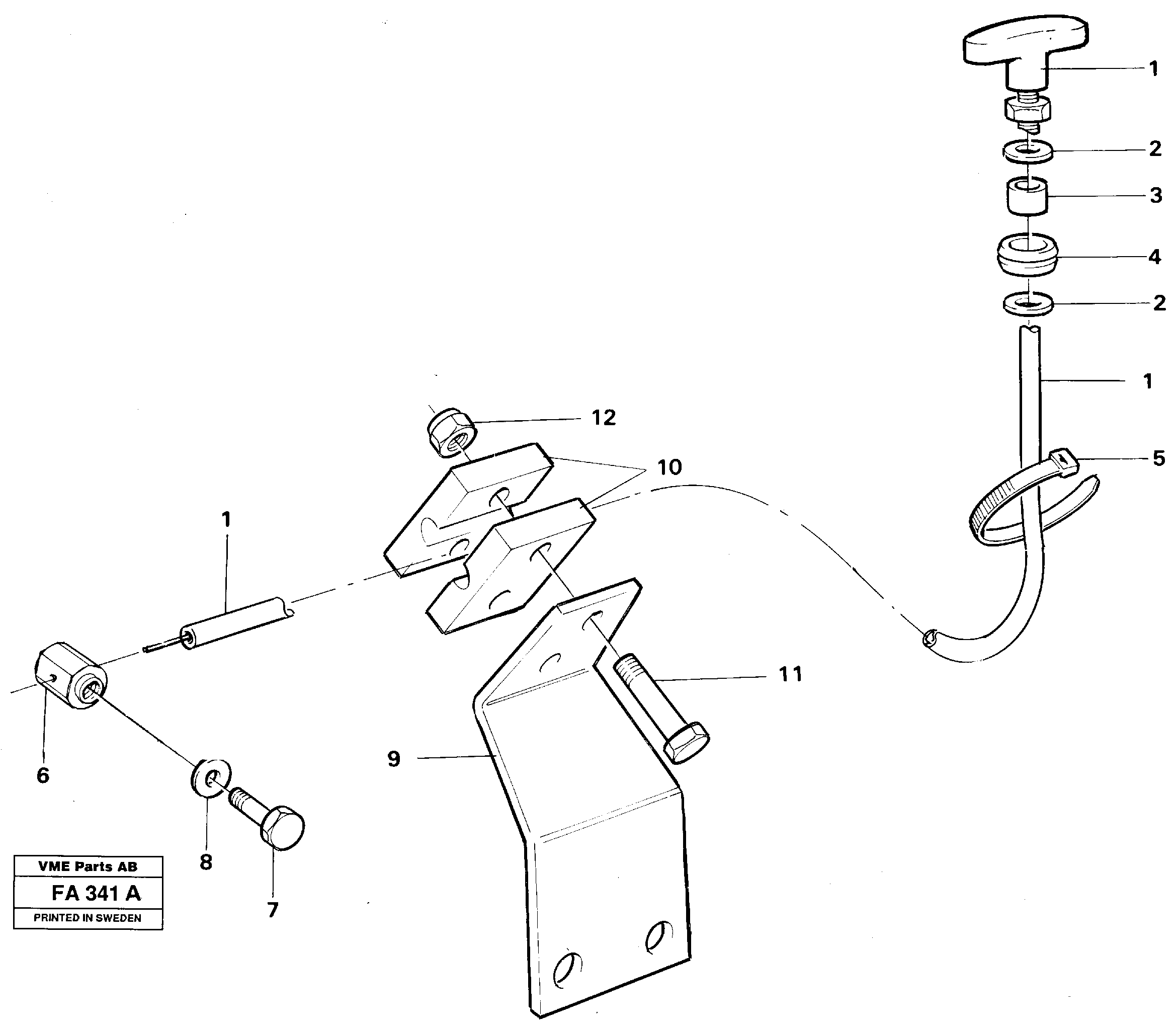 Stop control — volvo parts diagram