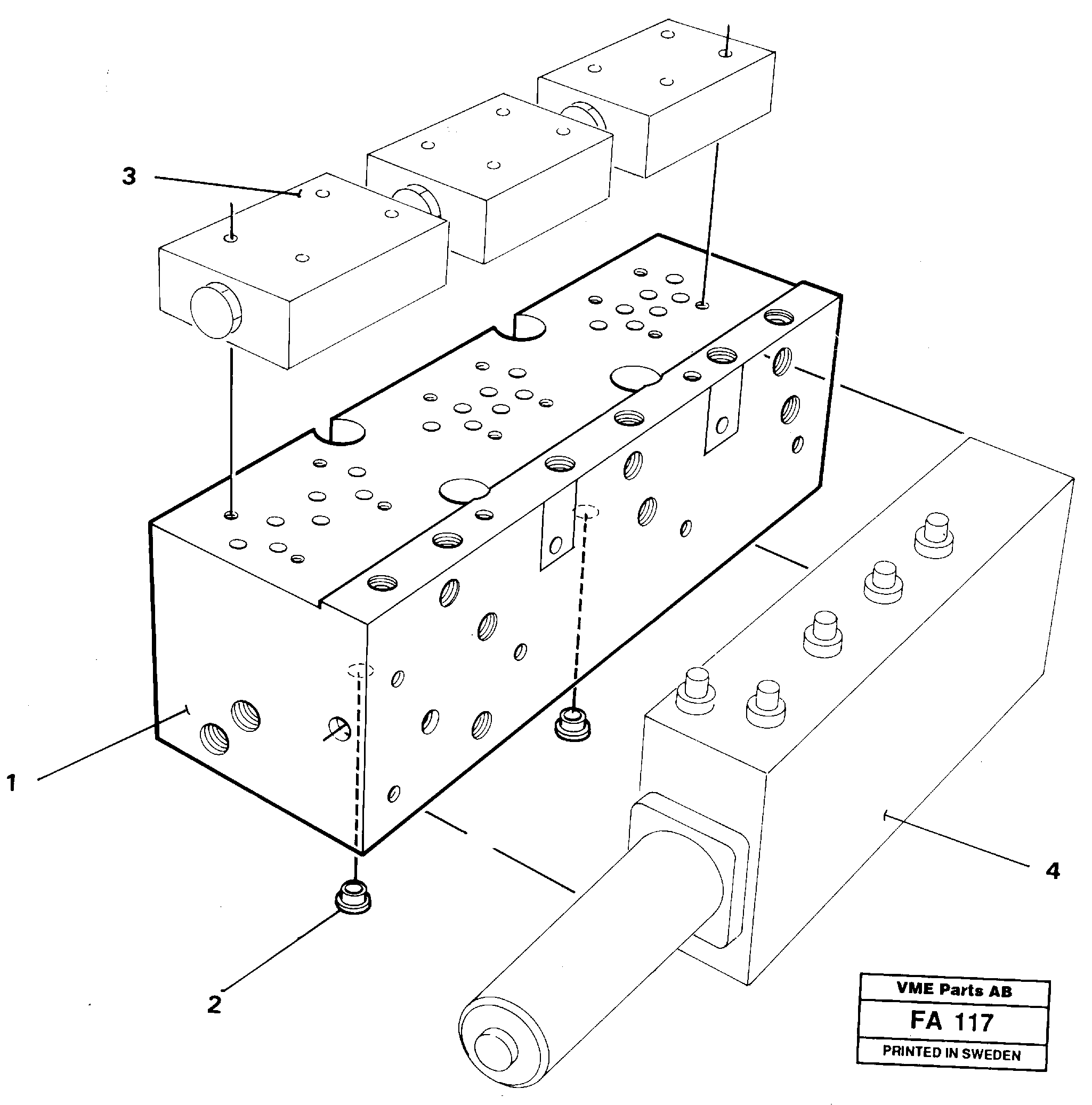 Mounting plate — volvo parts diagram