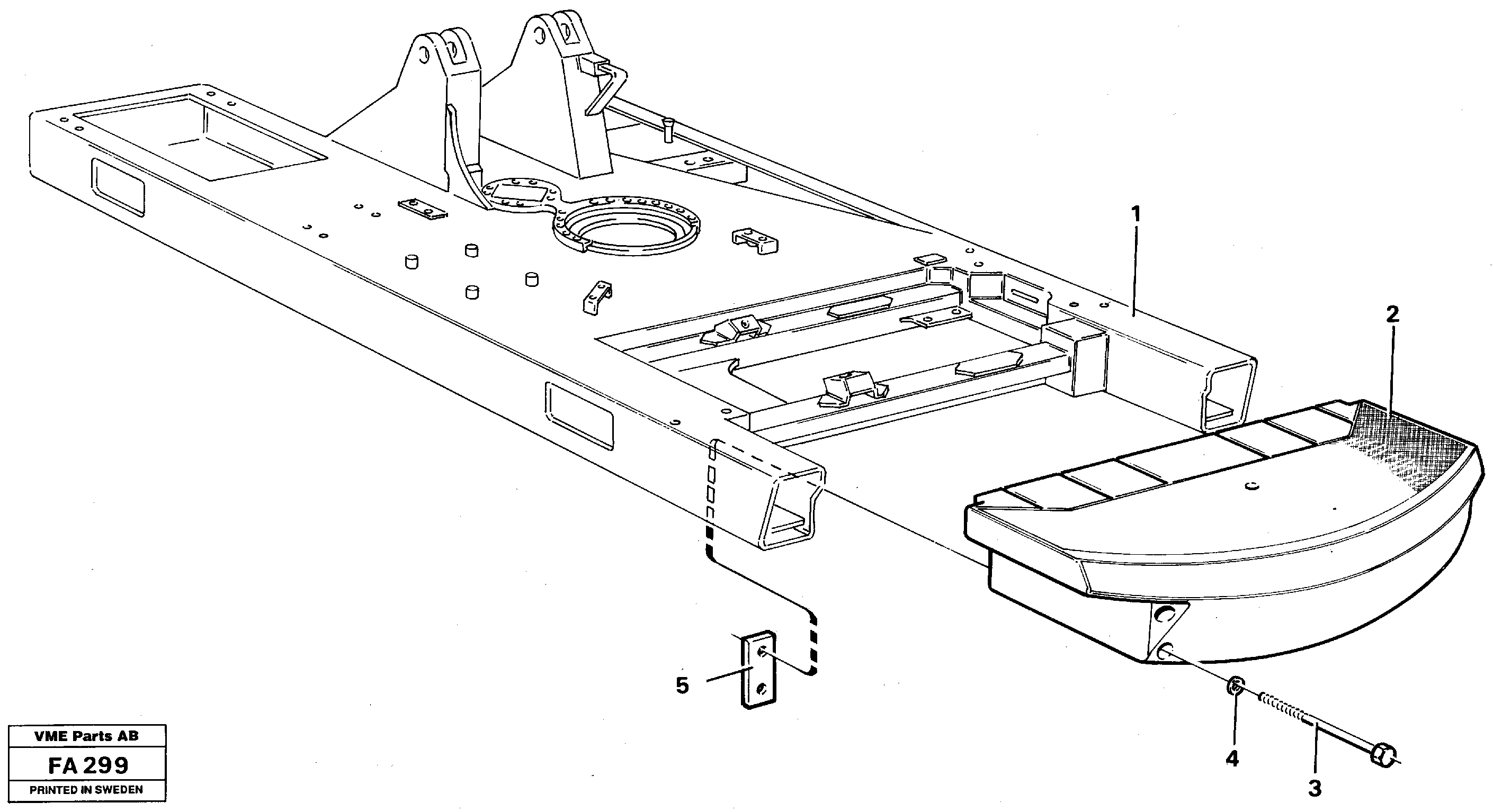 Counterweights  14261186, 14261187 — volvo parts diagram