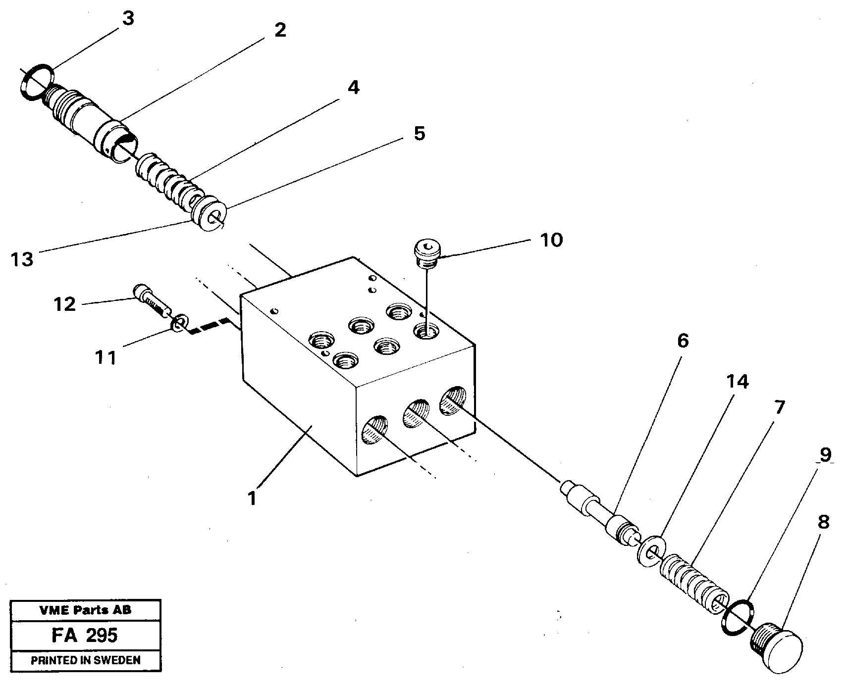 Pedal valve — volvo parts diagram