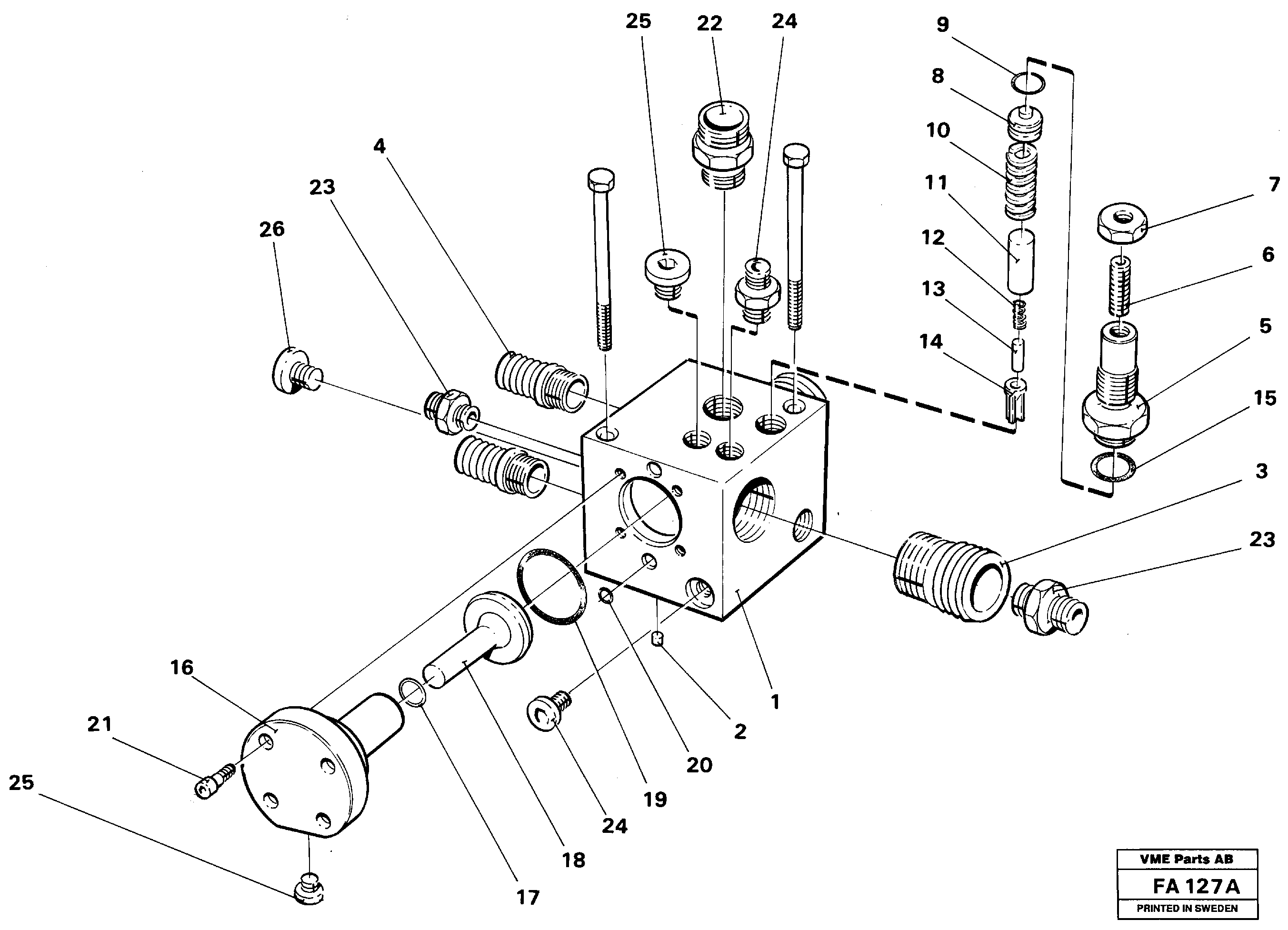 Shunt valve — volvo parts diagram