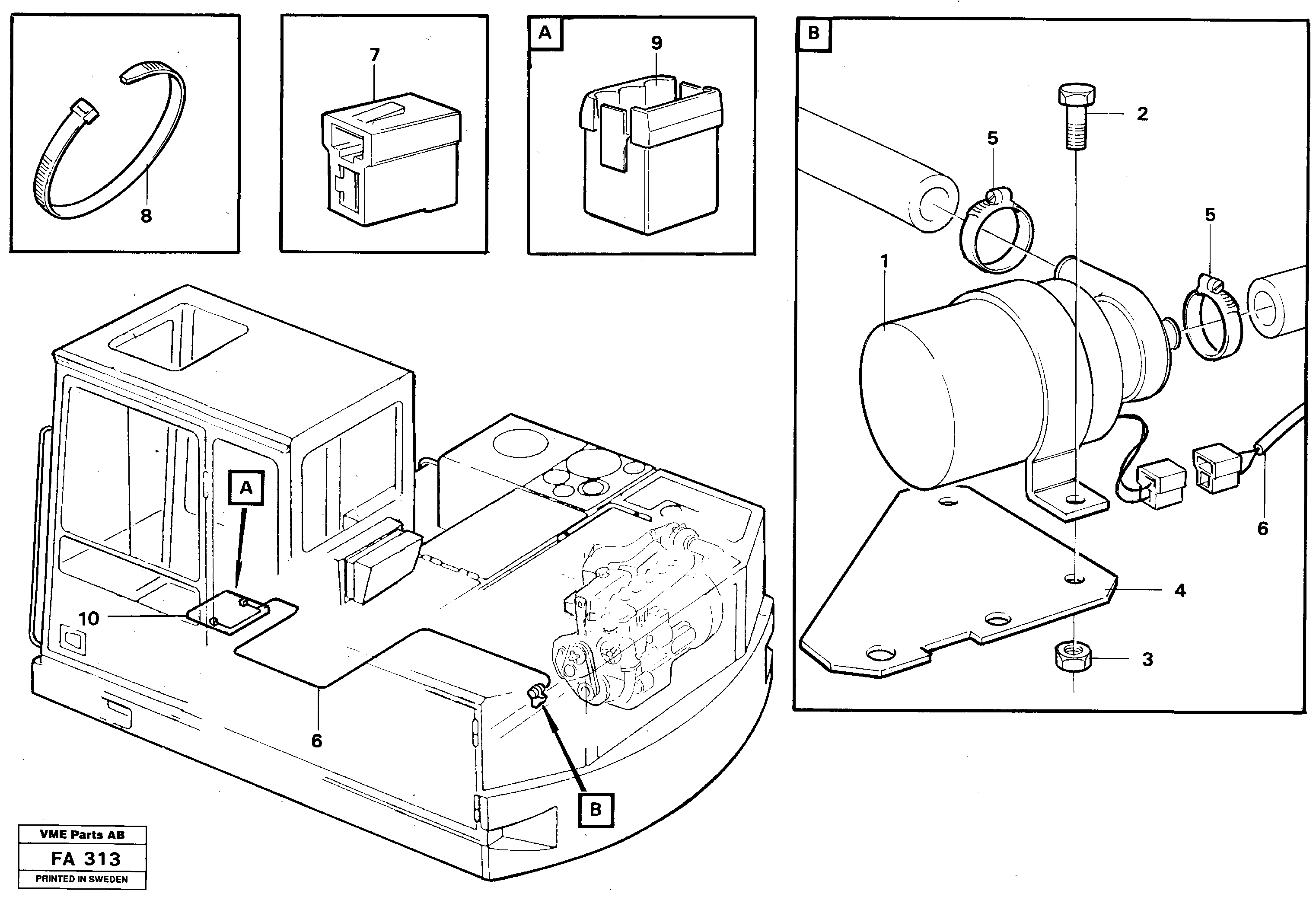 Cirkulation pump  14256586 — volvo parts diagram