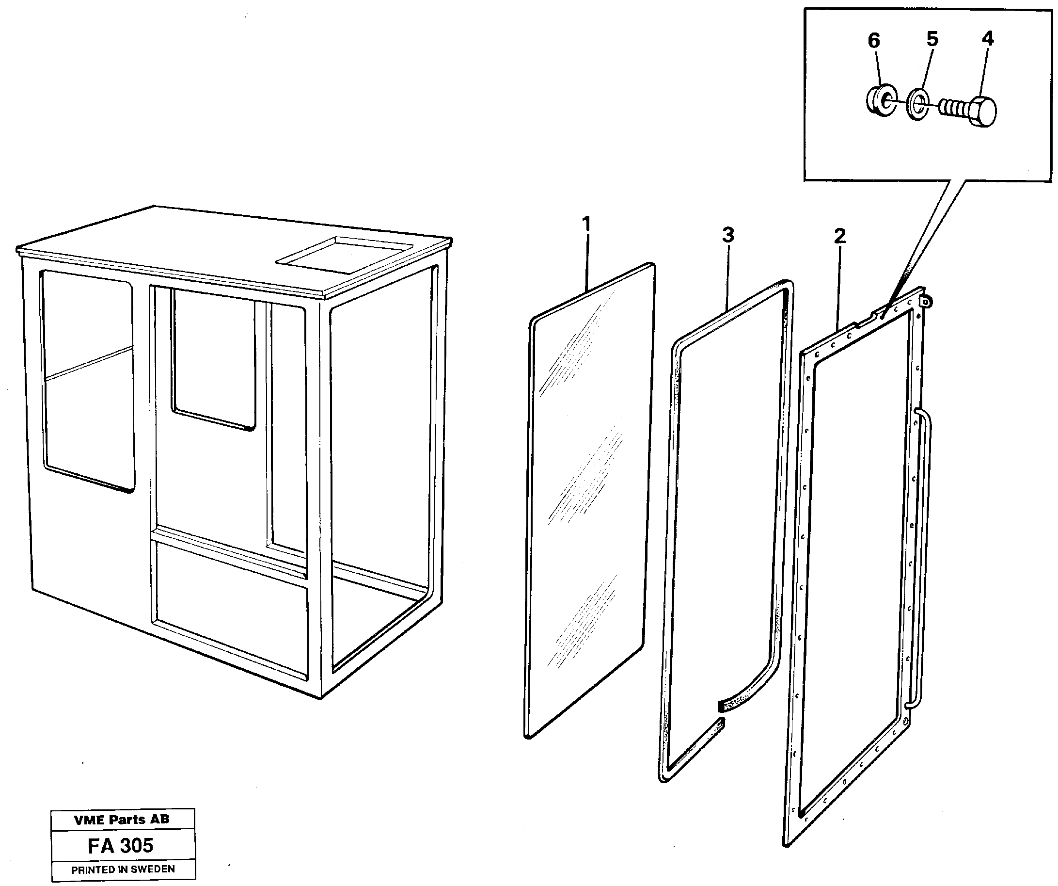 Entire unbreak.windscr.  14262514 — volvo parts diagram