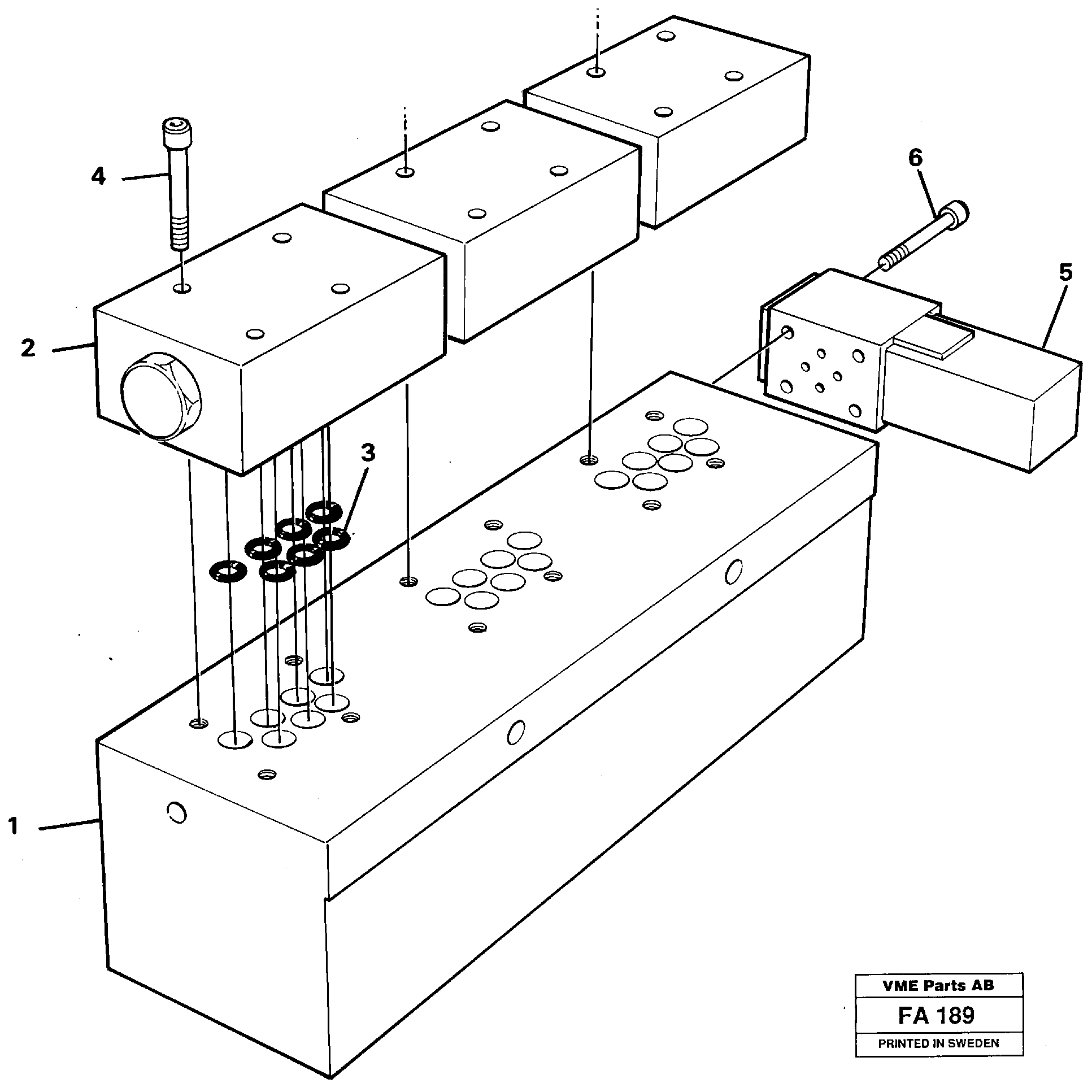 Speed control block — volvo parts diagram