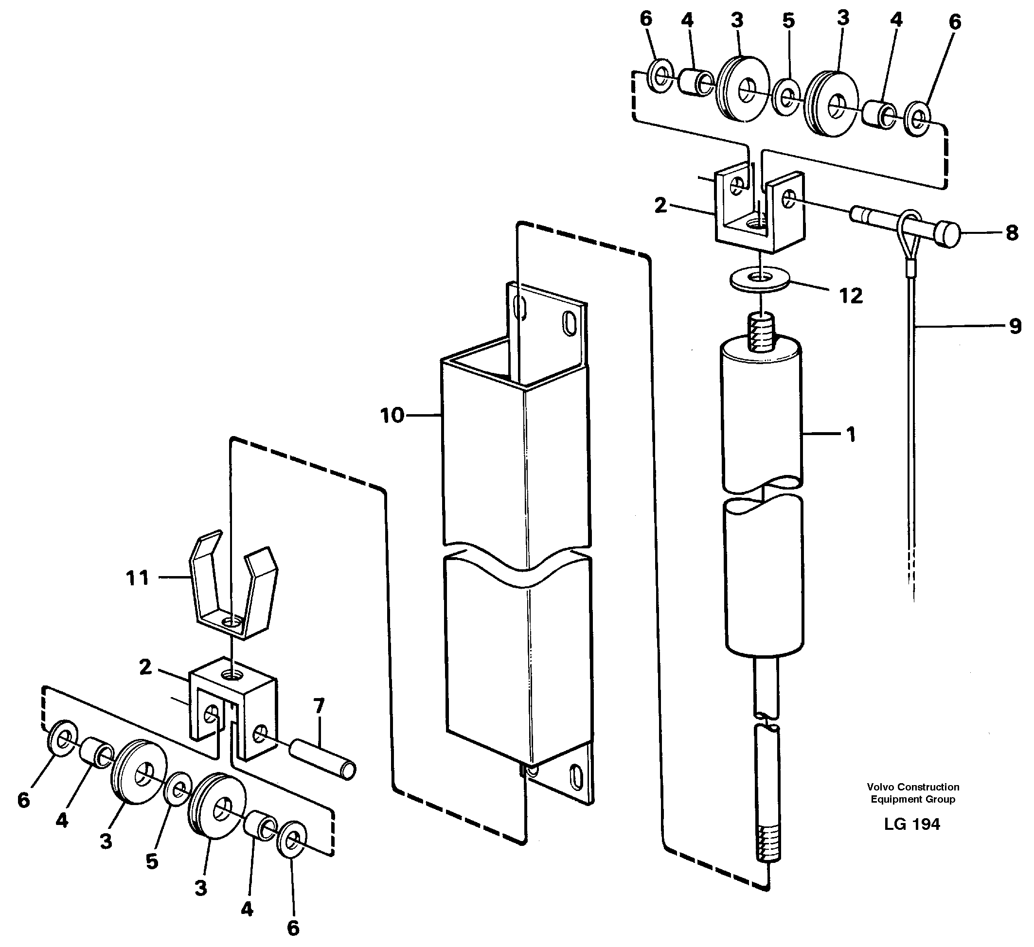 Window lifts — volvo parts diagram