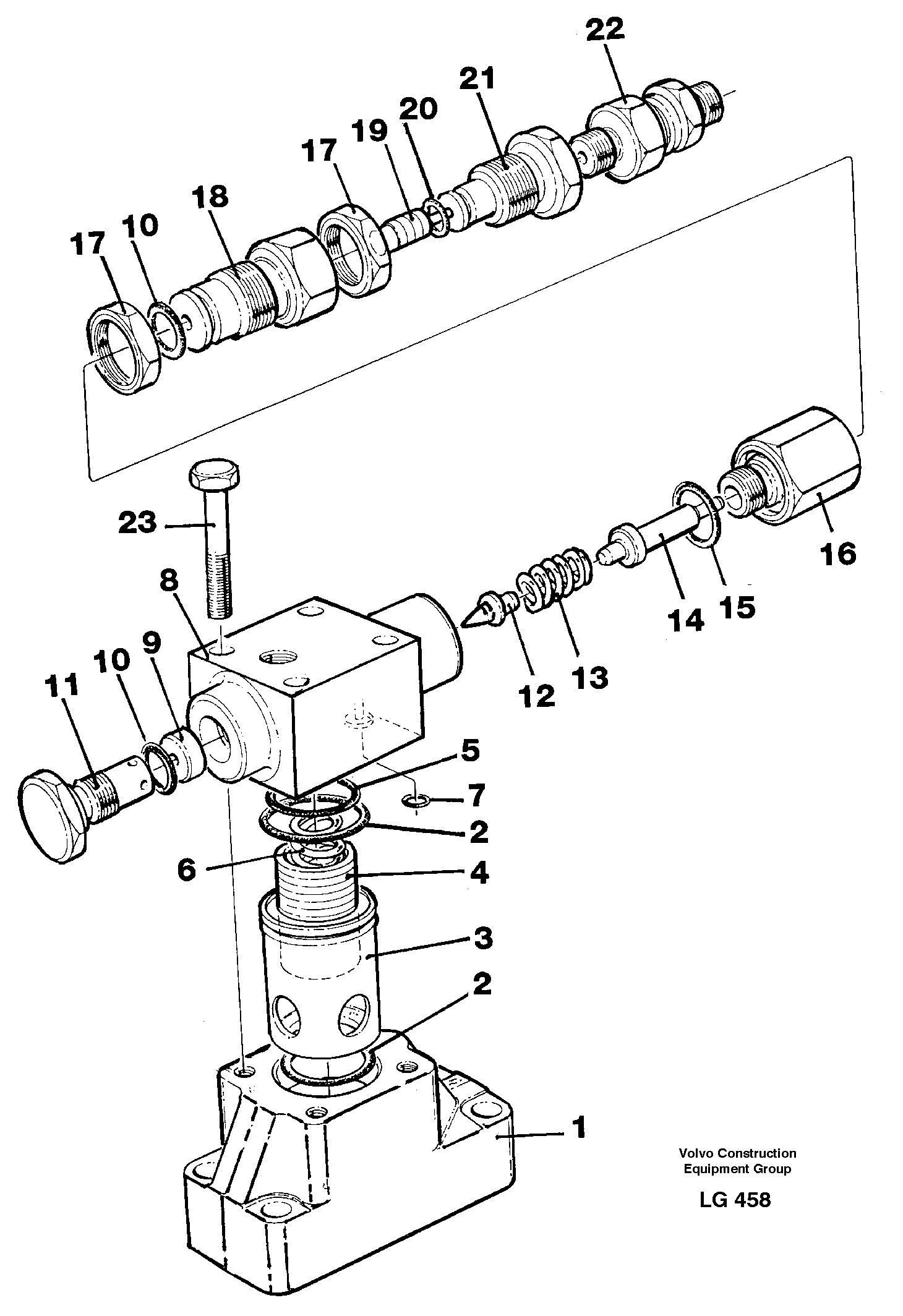 Pressure lim. valve — volvo parts diagram