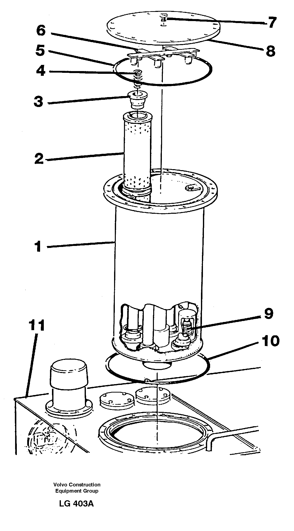 Filter box — volvo parts diagram