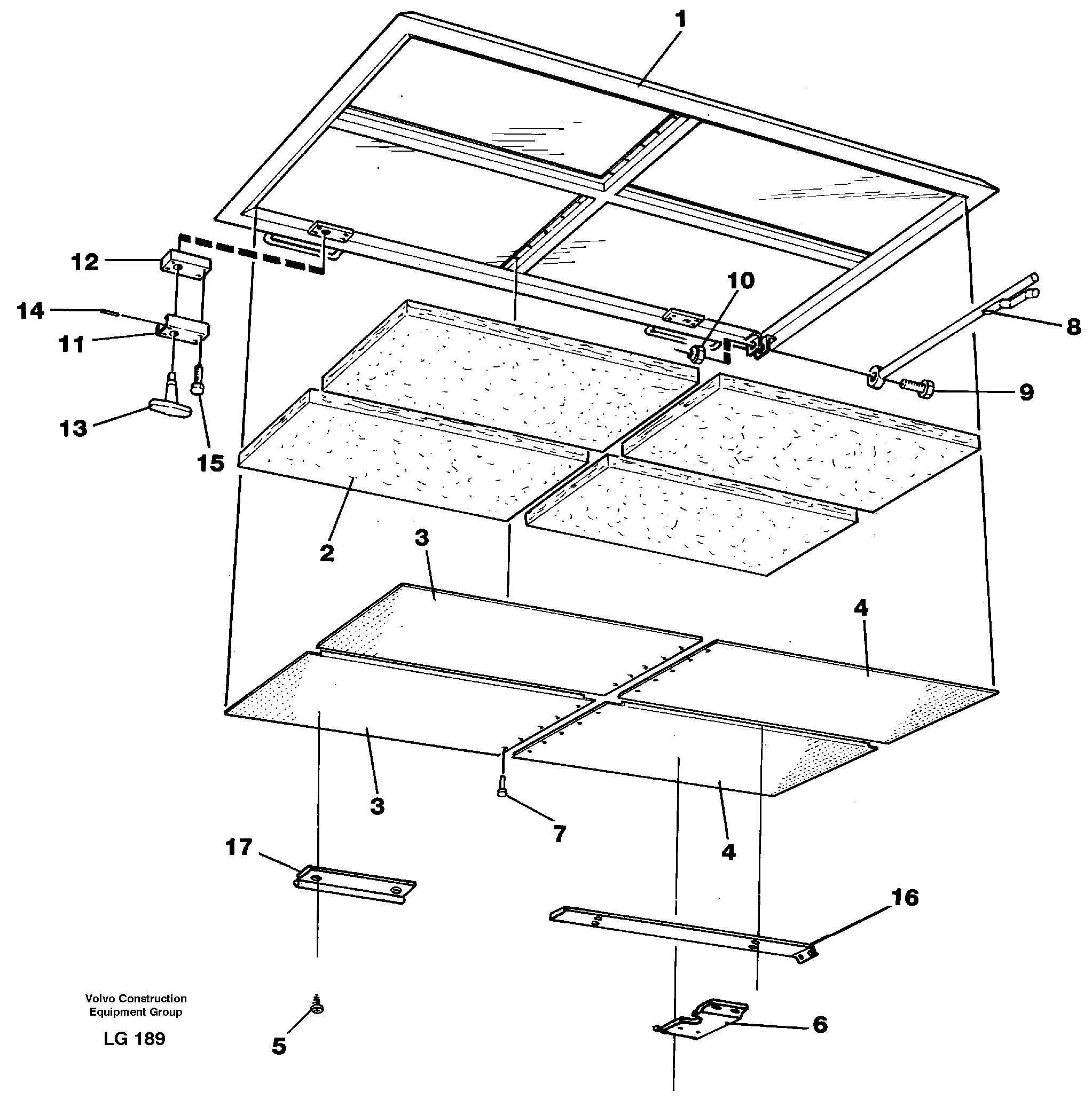 Hatch, engine — volvo parts diagram