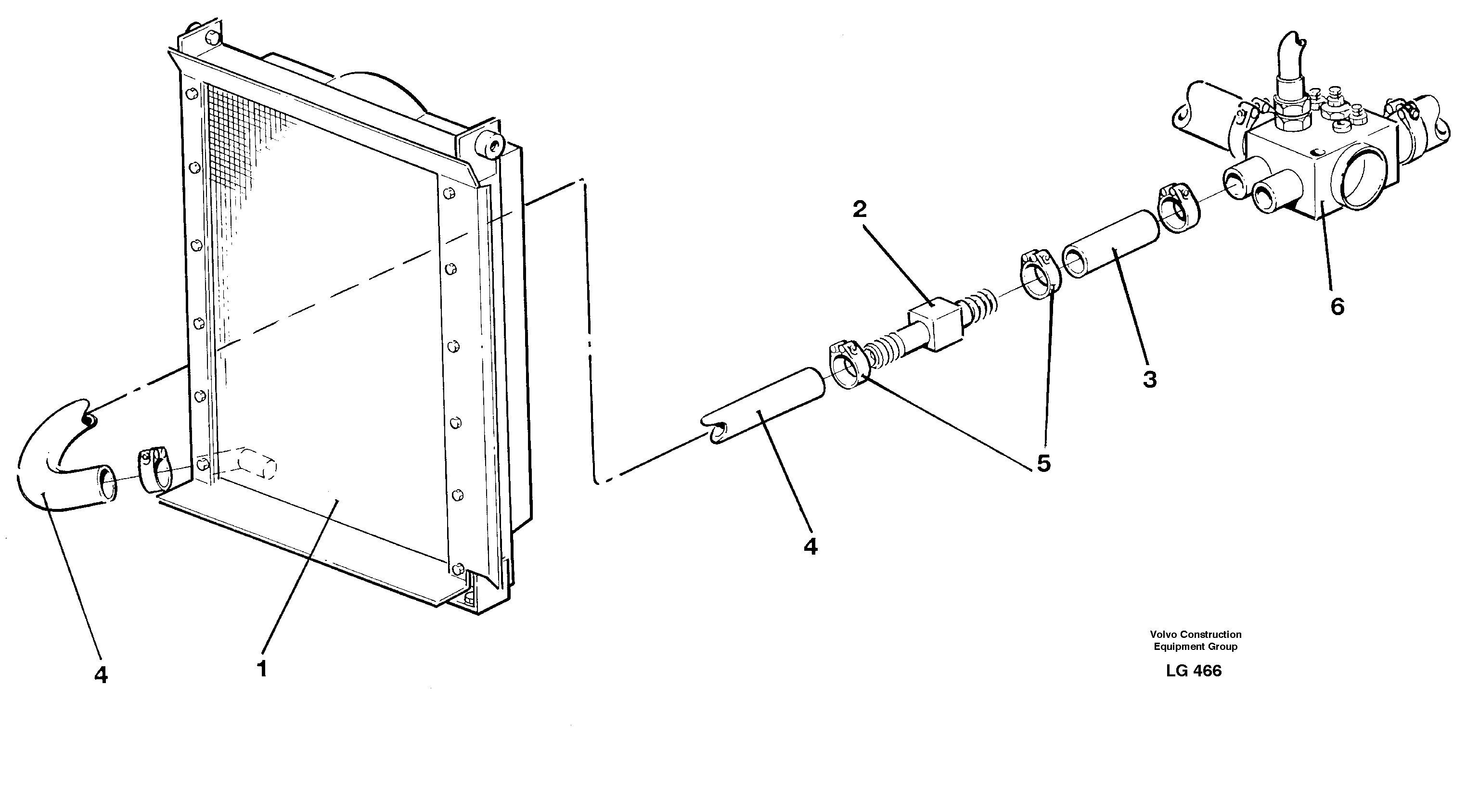 Thermostat kit — volvo parts diagram