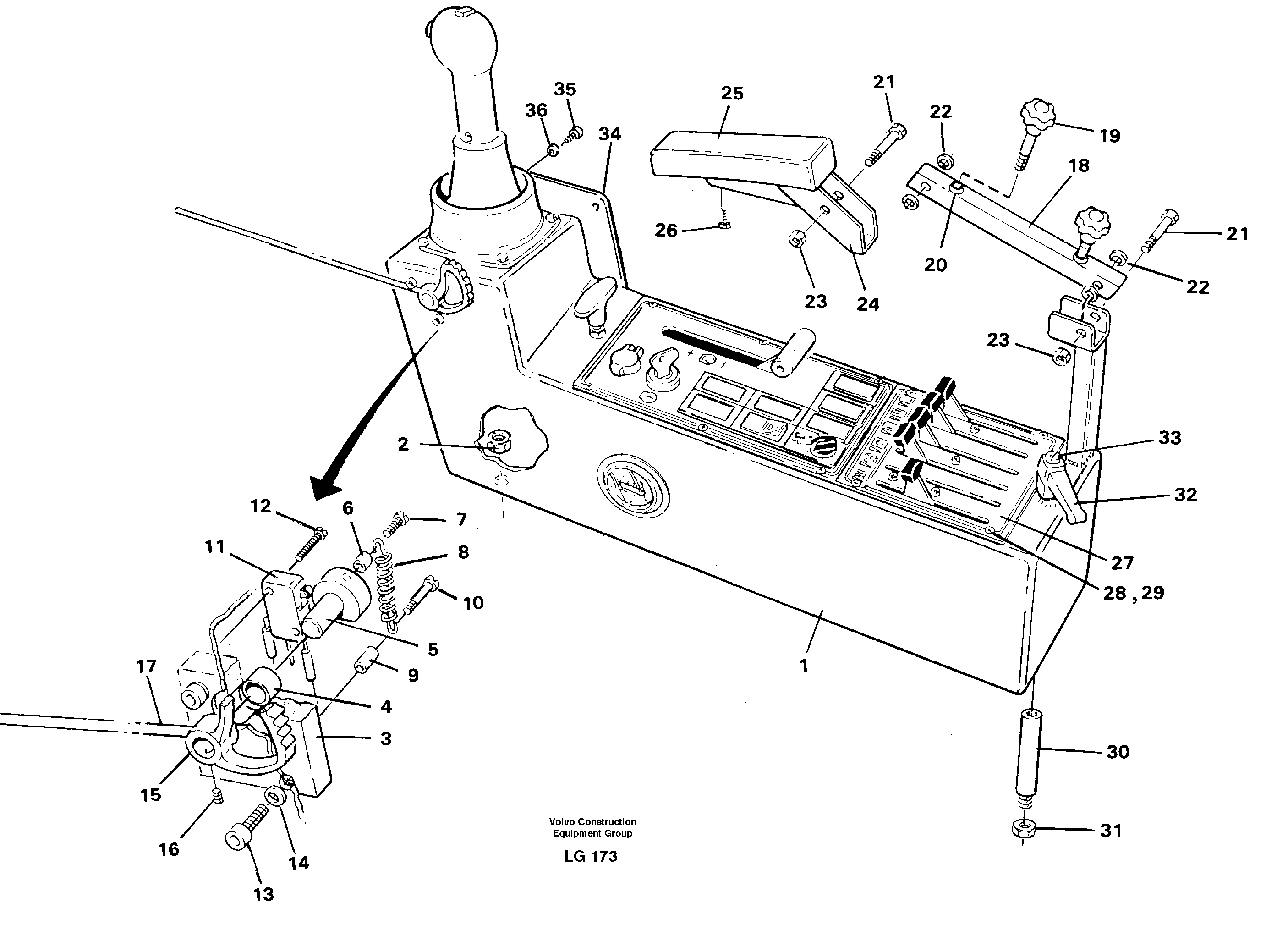 Side panel, left — volvo parts diagram