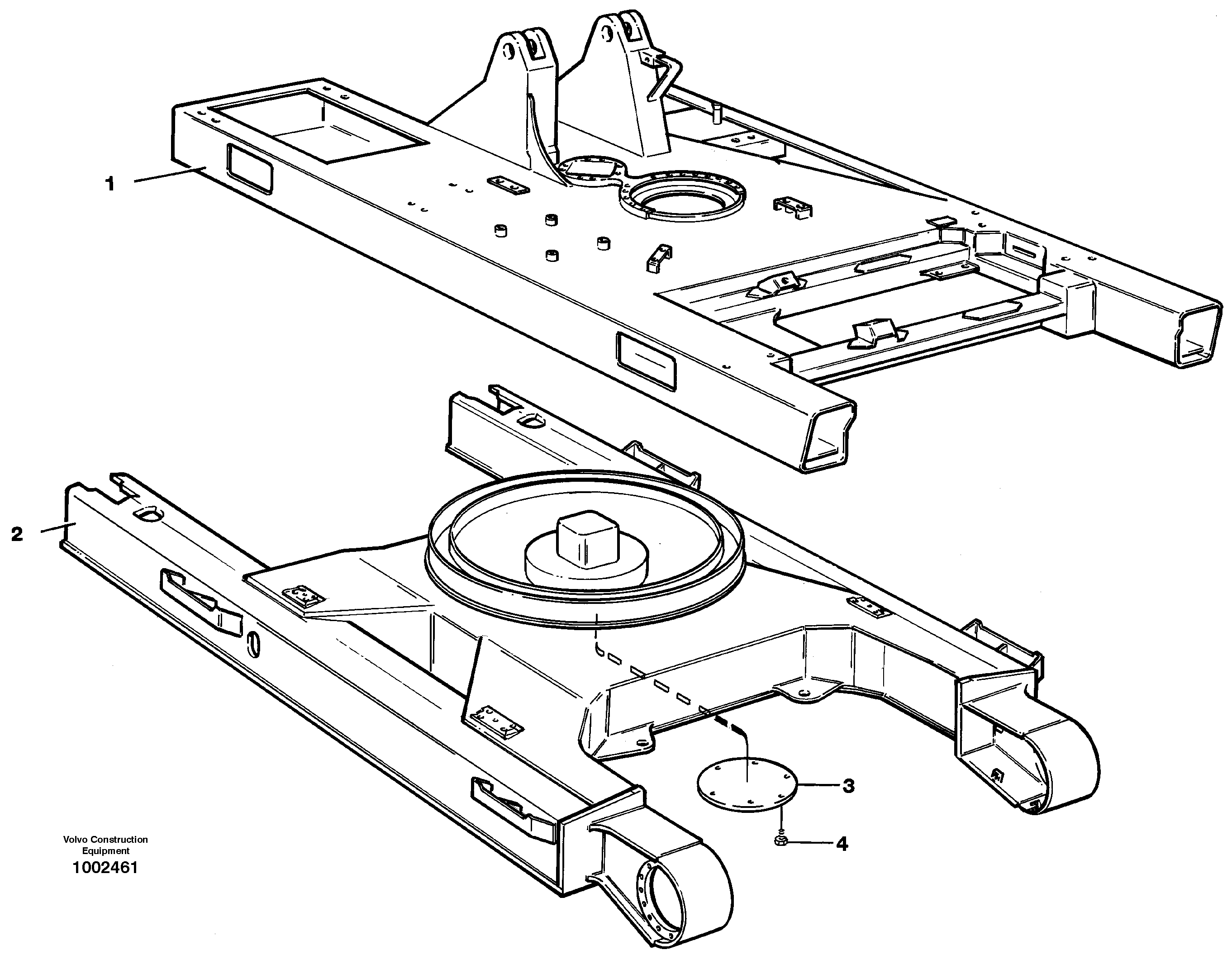 Frame — volvo parts diagram