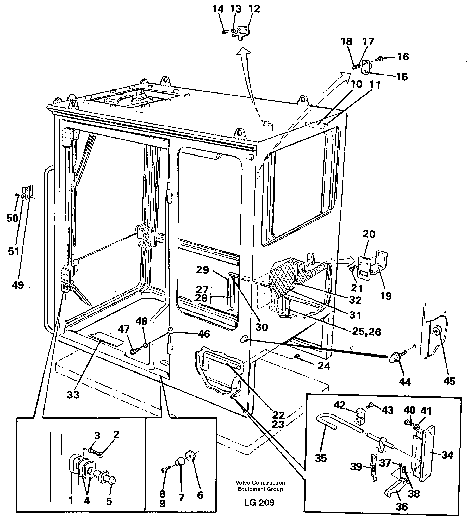 Interior components — volvo parts diagram