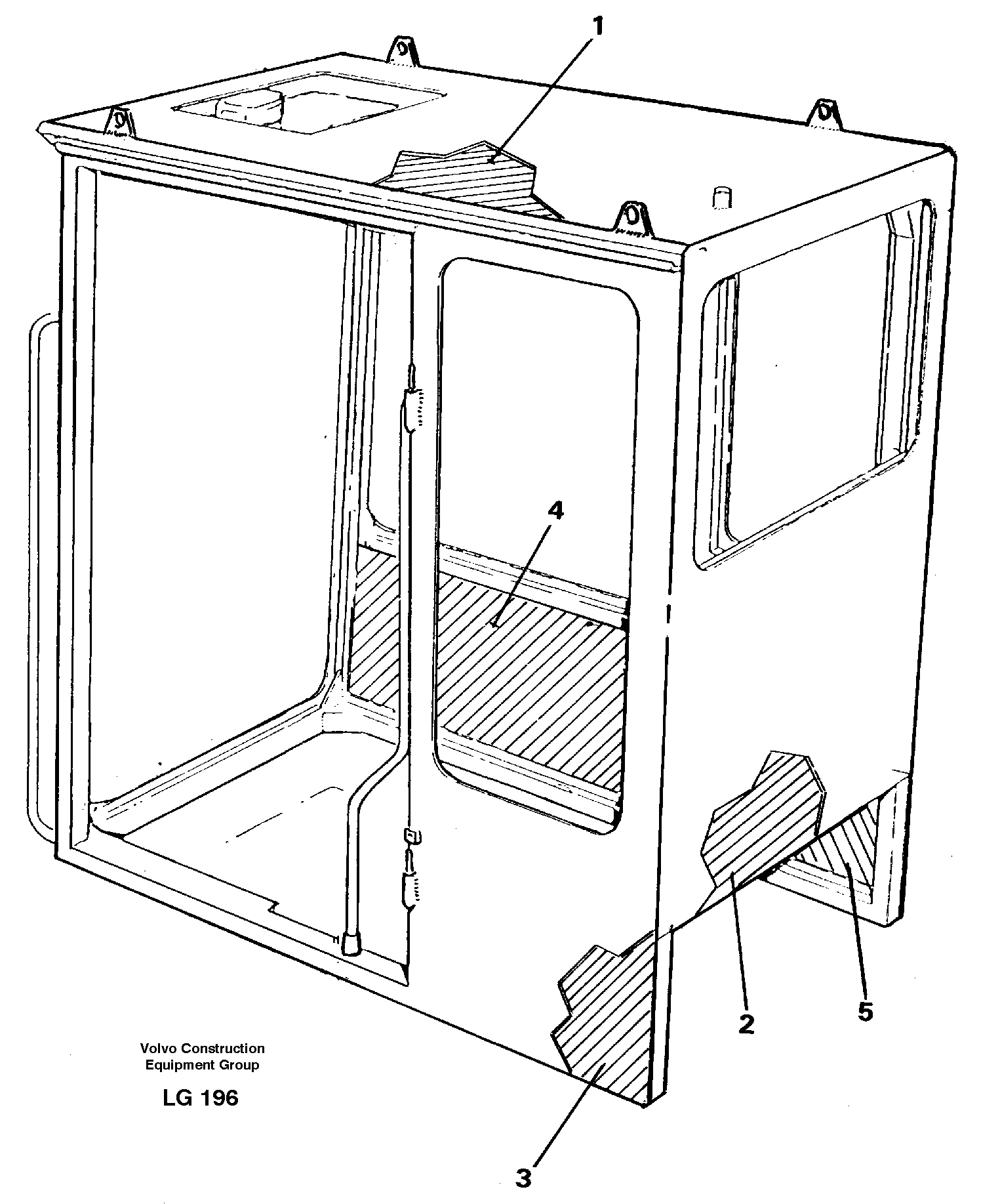 Cabin coating — volvo parts diagram
