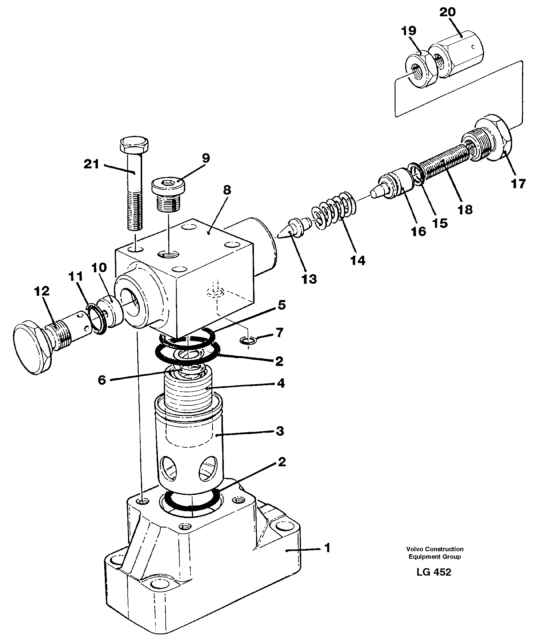 Pressure lim. valve — volvo parts diagram