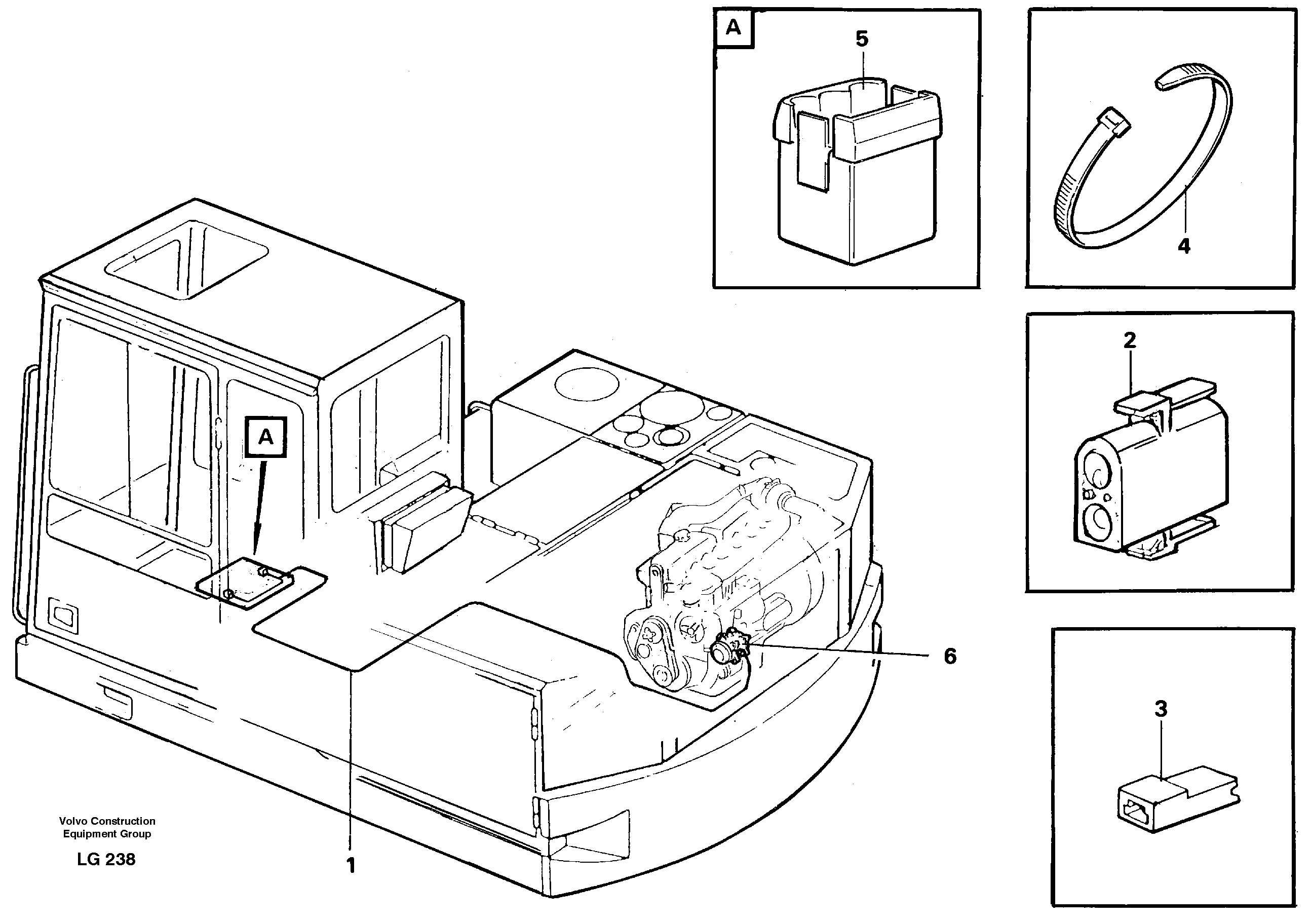 Electric installation for Compressor  14262458 — volvo parts diagram