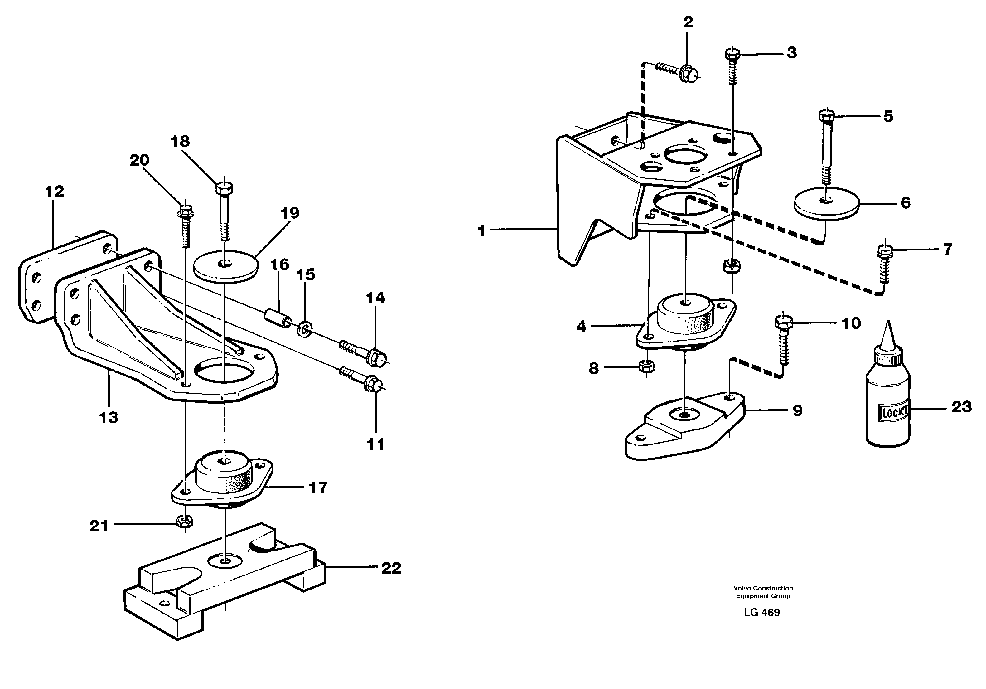 Engine mounting — volvo parts diagram