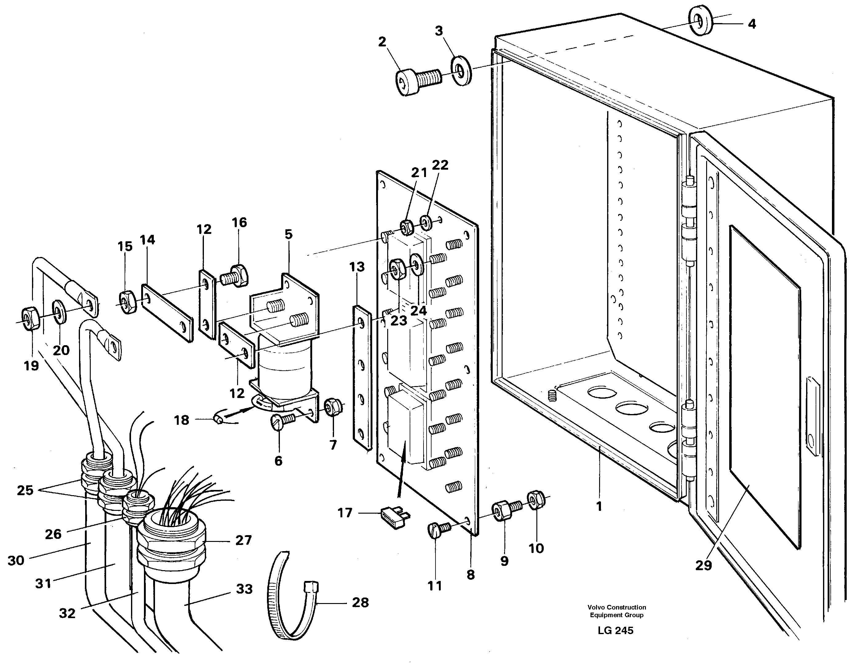 Main fuse box — volvo parts diagram