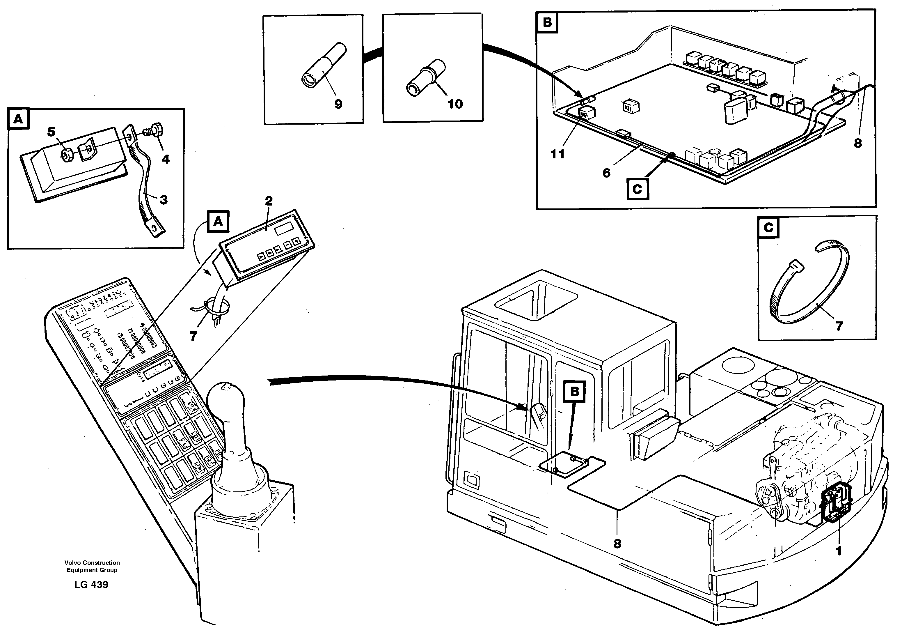 Electric installation, diesel heater.  SER NO 2317 -. 14264206 — volvo parts diagram