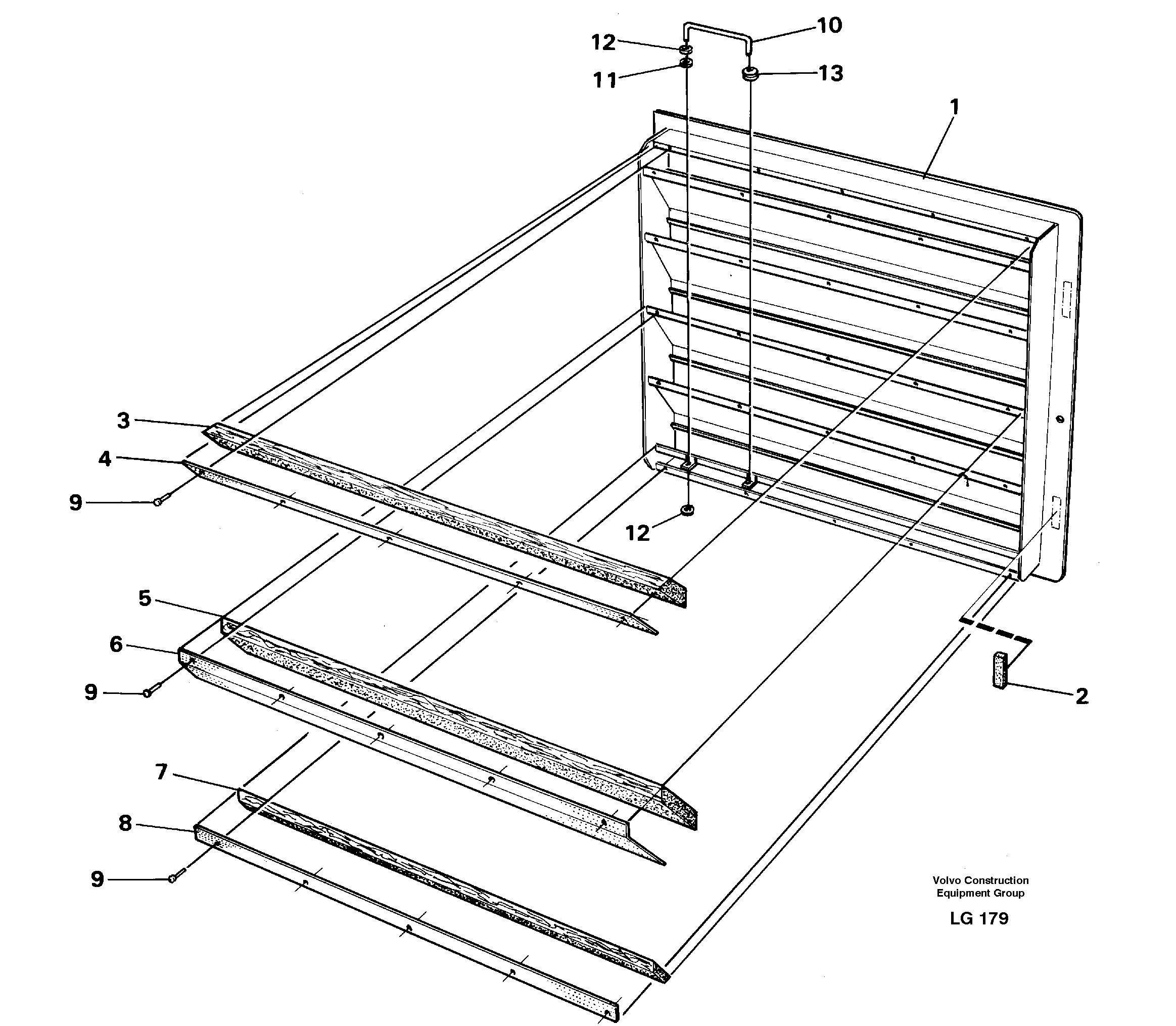 Door,cooler — volvo parts diagram