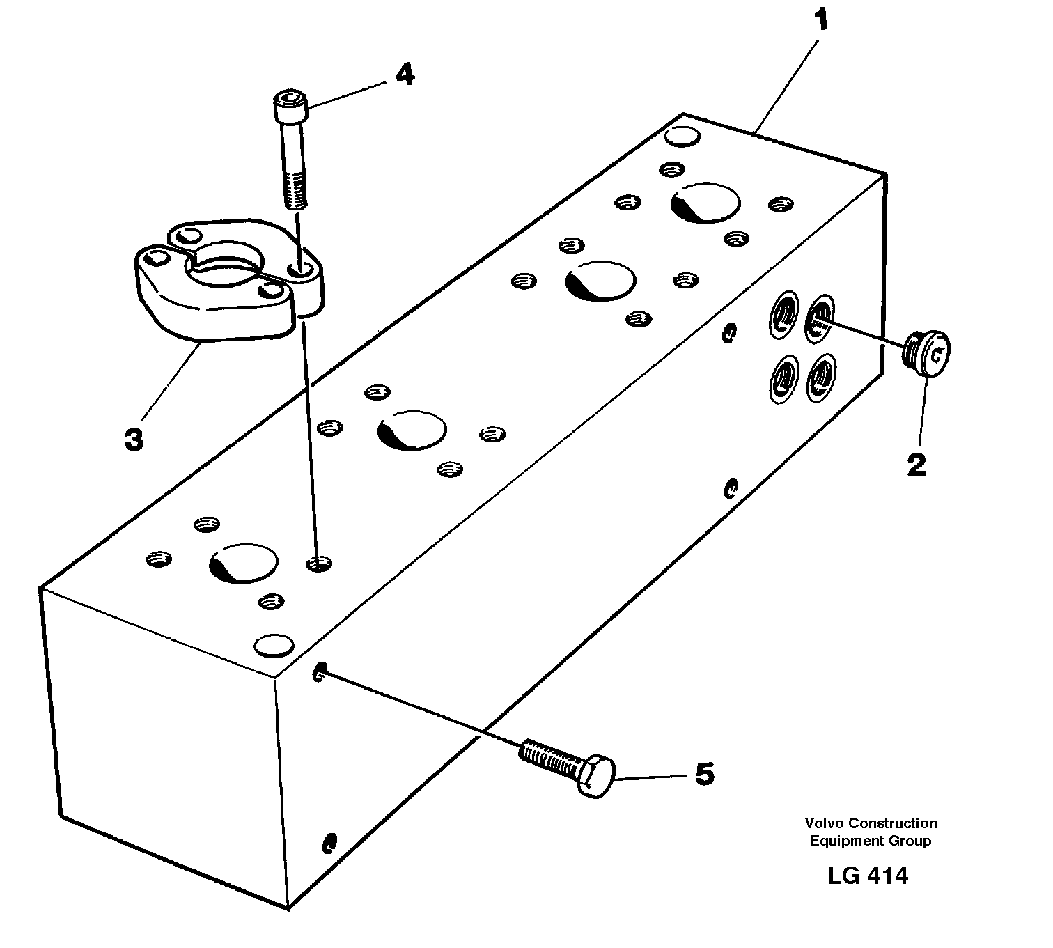 Connection board — volvo parts diagram