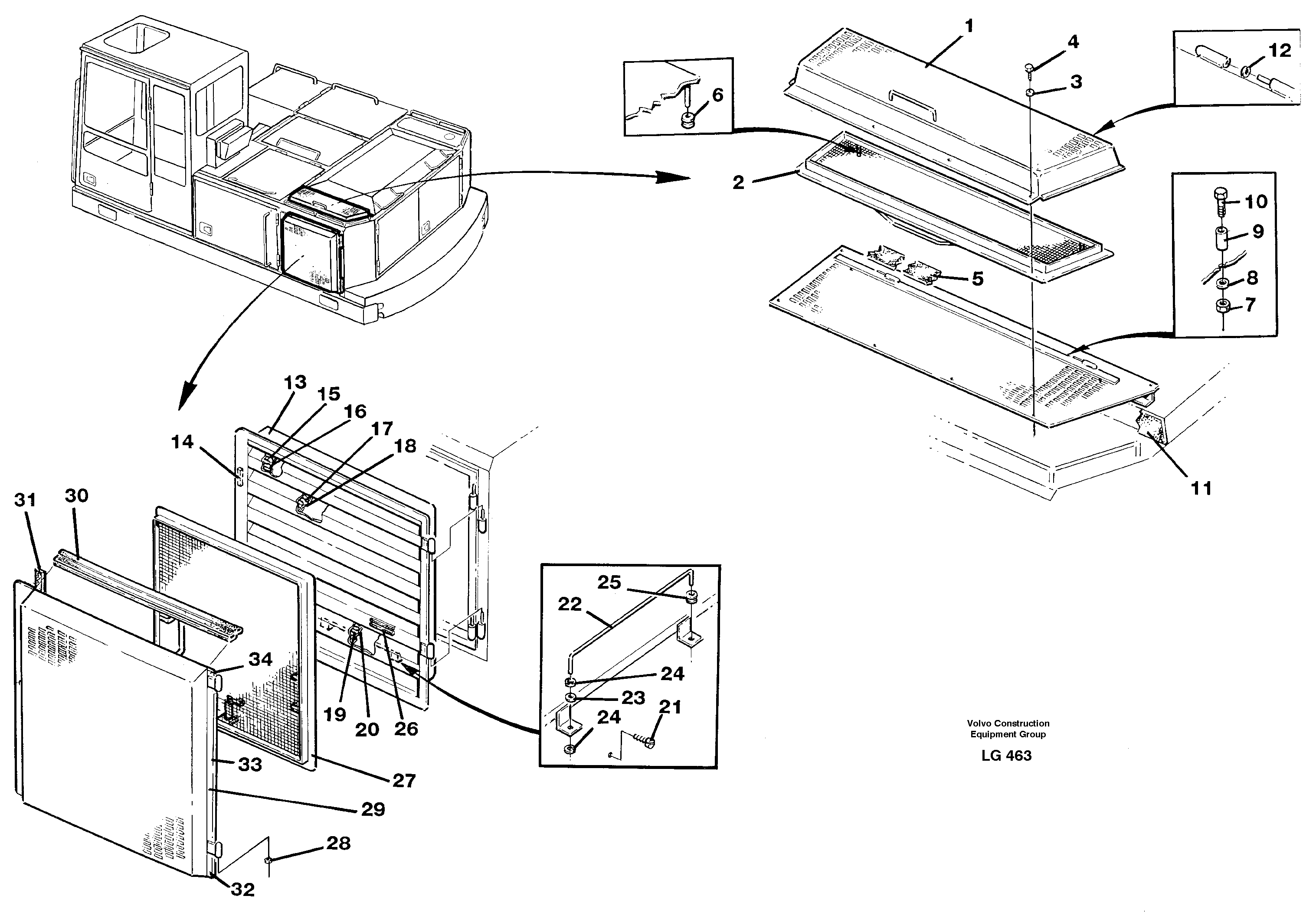 Cooler protection  14268198 — volvo parts diagram