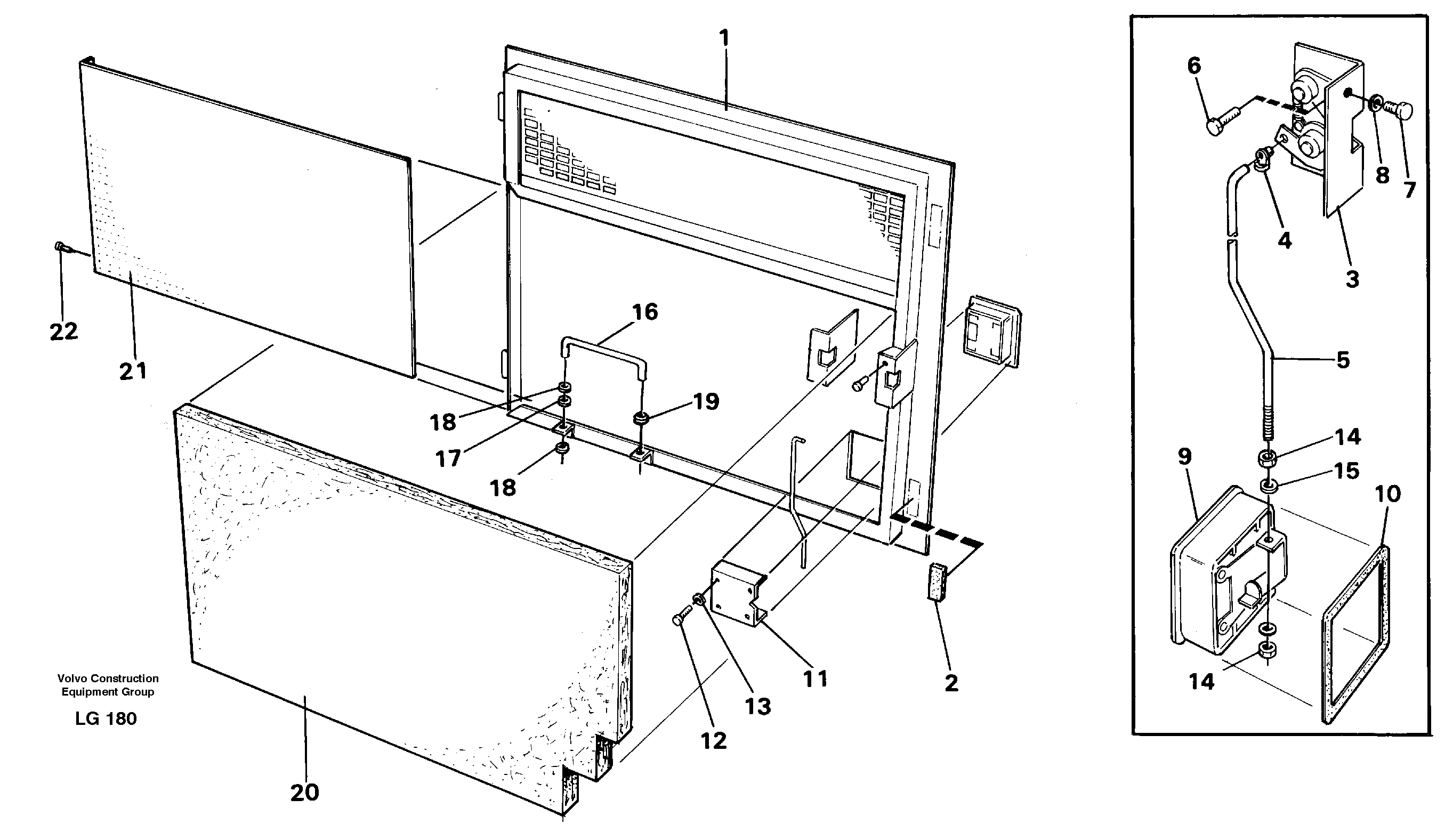 Door, tank pumps — volvo parts diagram