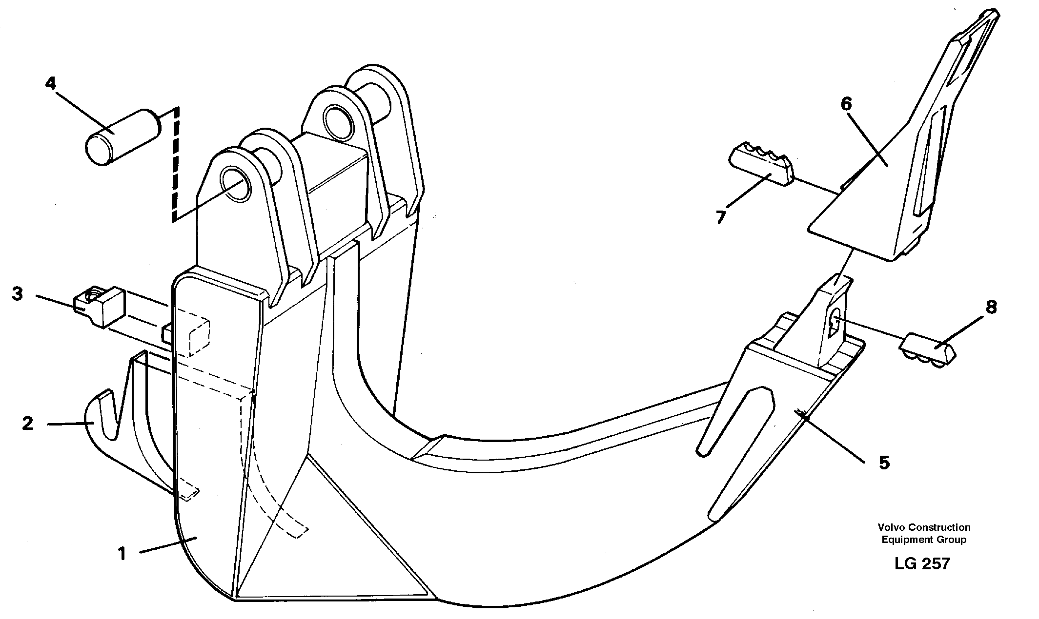 Ripper  14253092 — volvo parts diagram