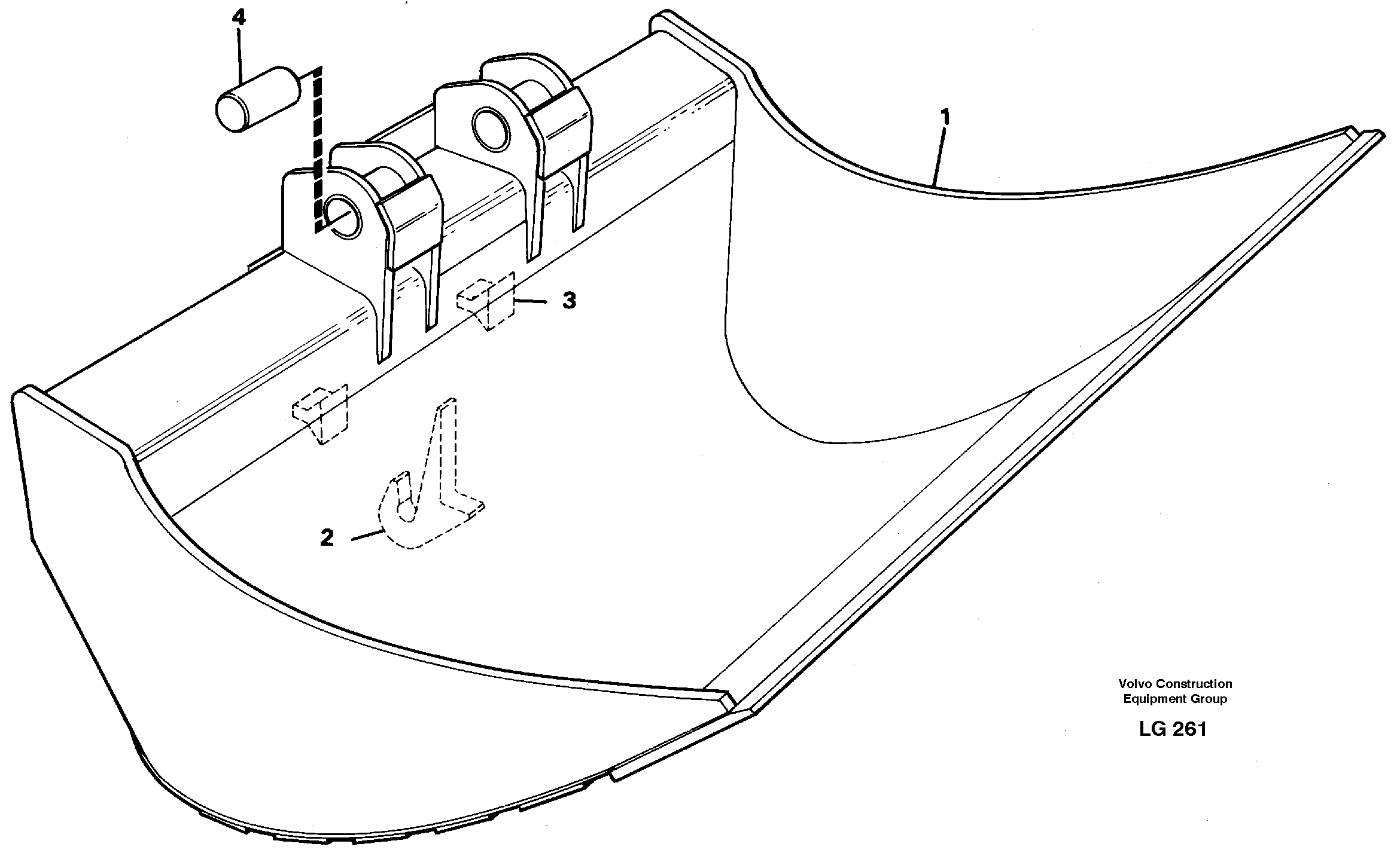 Fixed slope buckets — volvo parts diagram