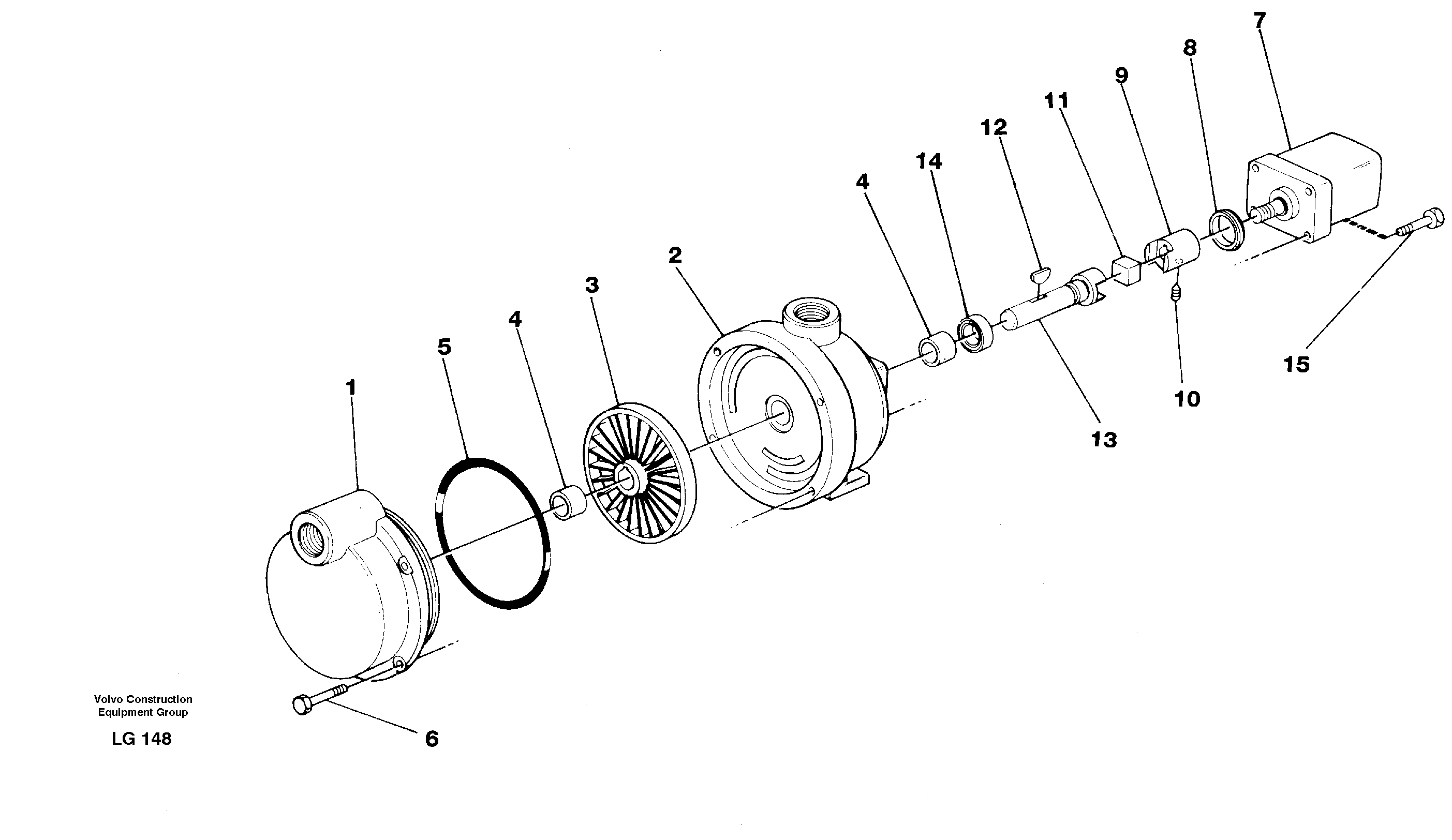 Fuel pump — volvo parts diagram