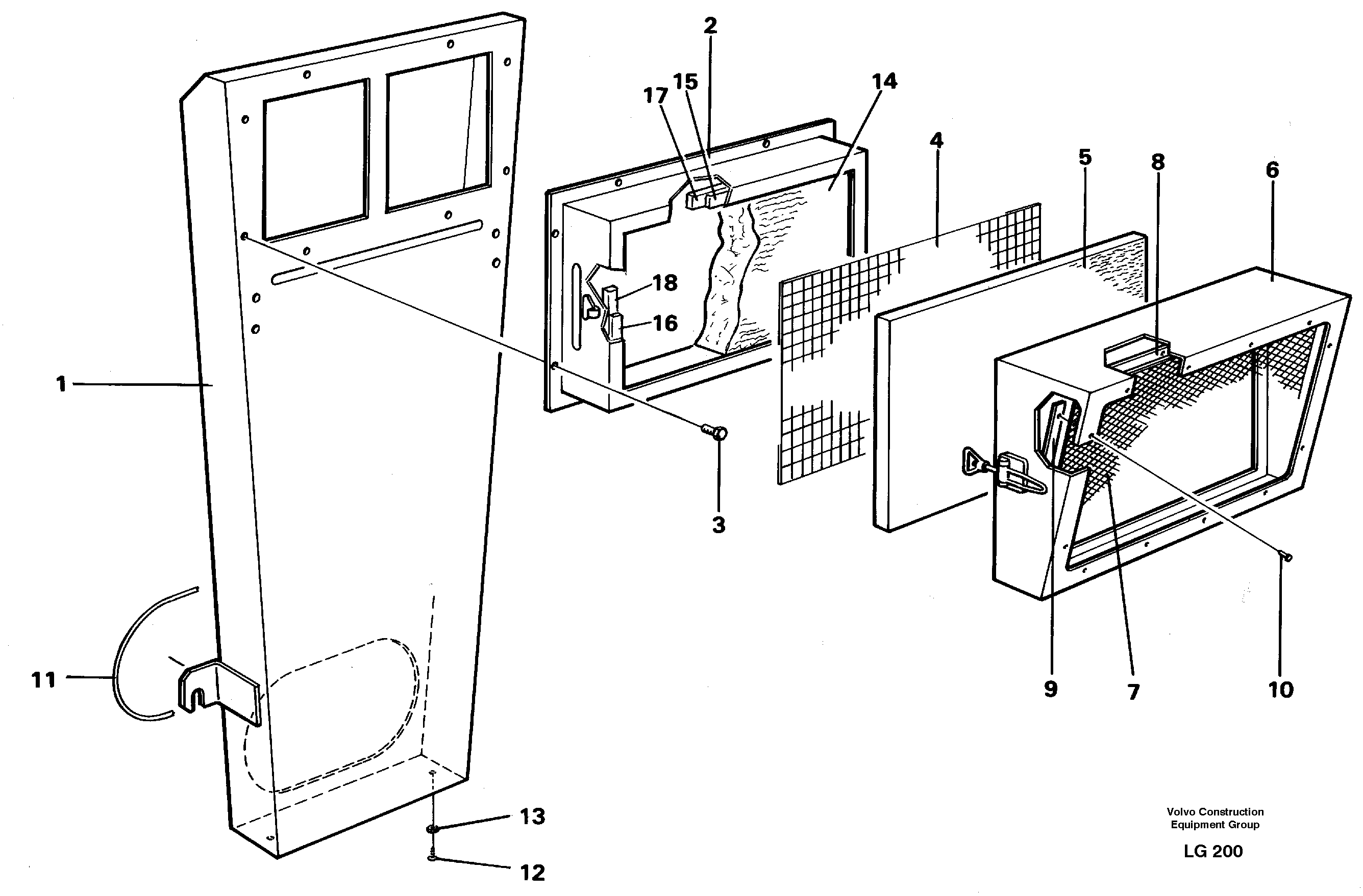 Air inlet — volvo parts diagram